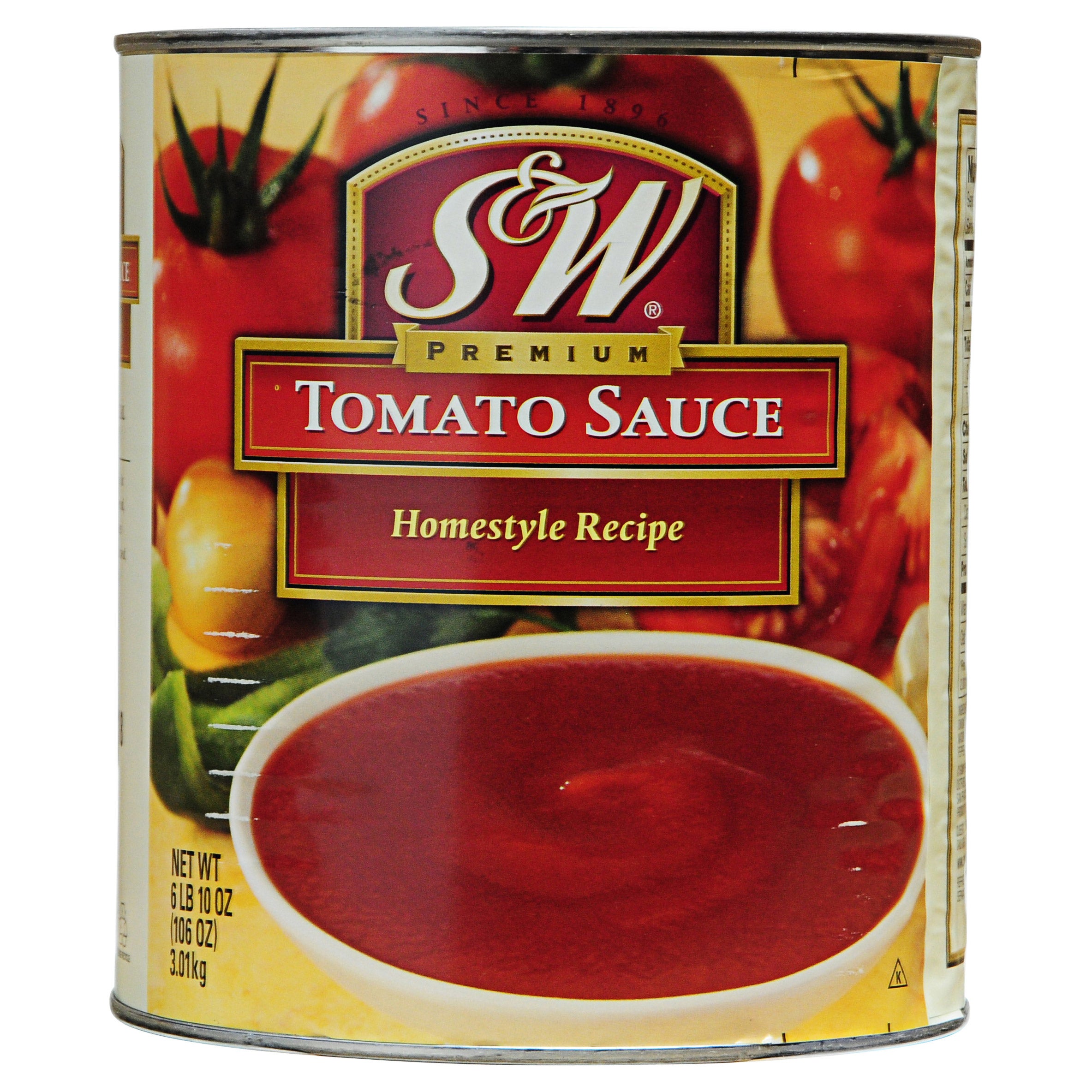S & W TOMATO SAUCE 106 OZ