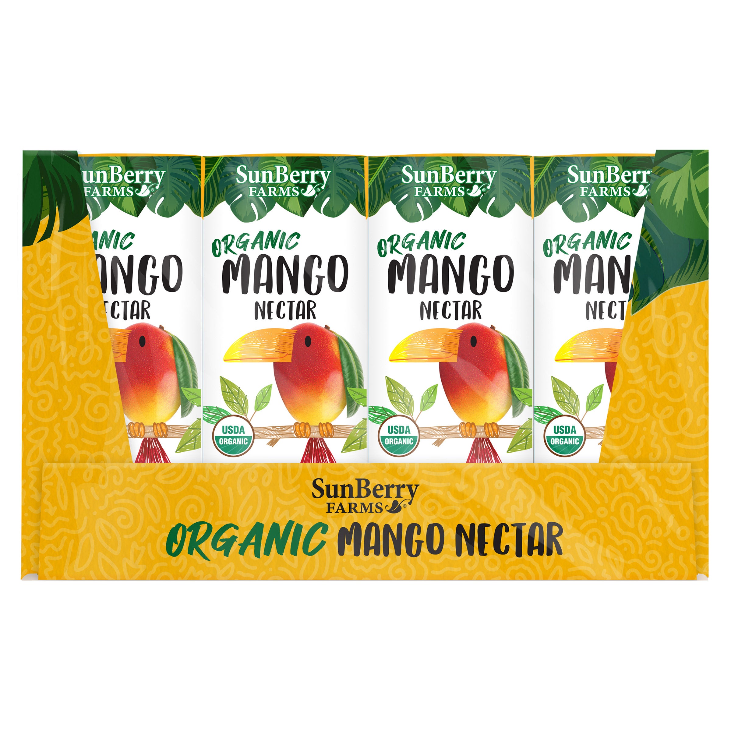 SUNBERRY FARMS ORGANIC MANGO NECTAR 32/6.75 FLOZ (6.7 QTS)