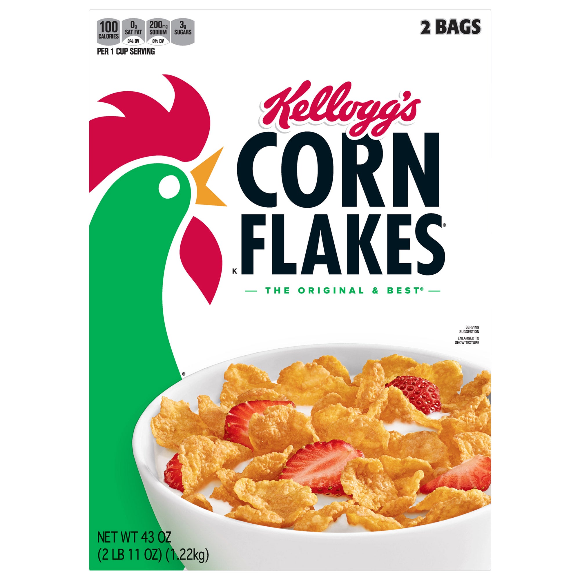 KELLOGGS CORN FLAKES 43 OZ - Image 1