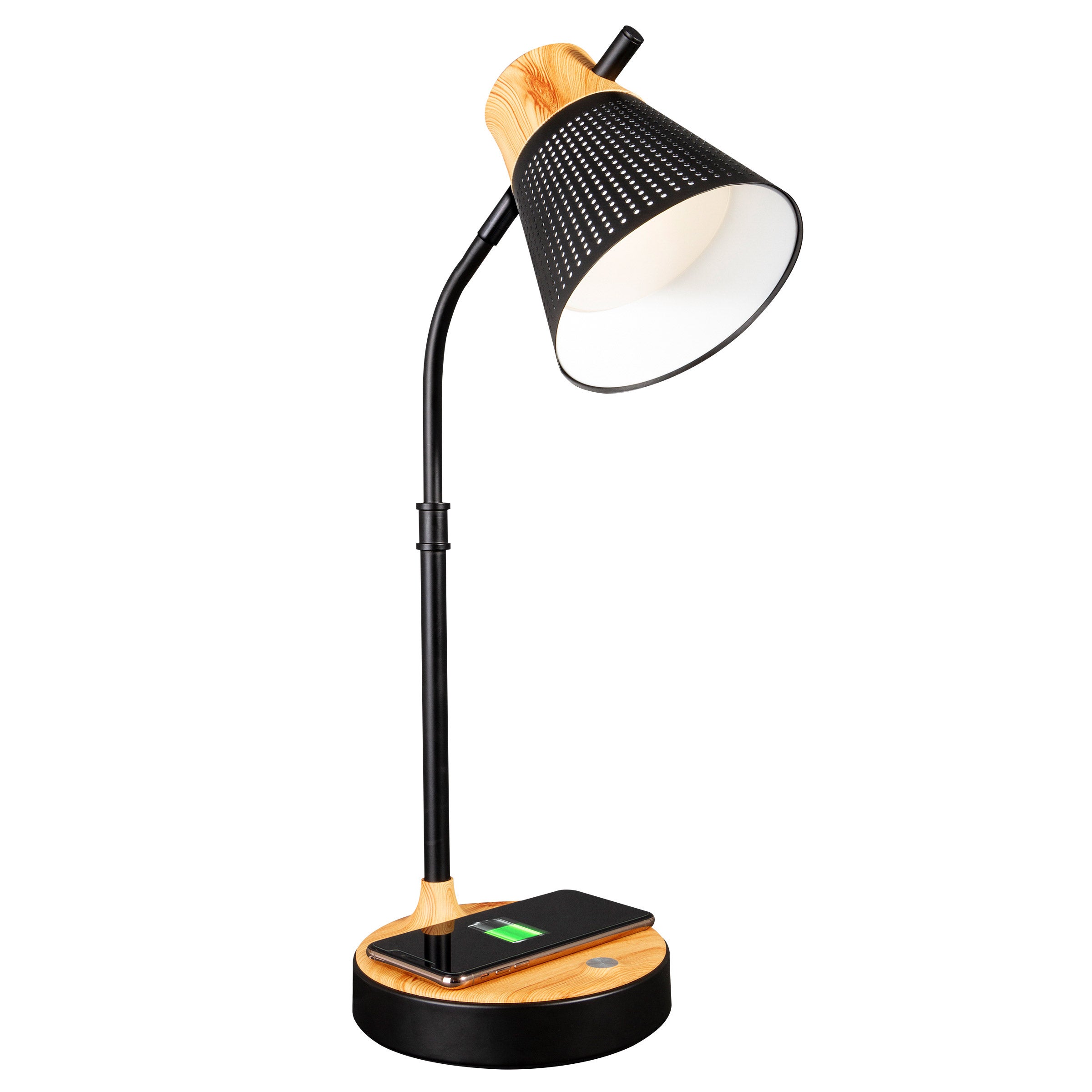 OTTLITE LED DESK LAMP WITH WIRELESS CHARGING BASE