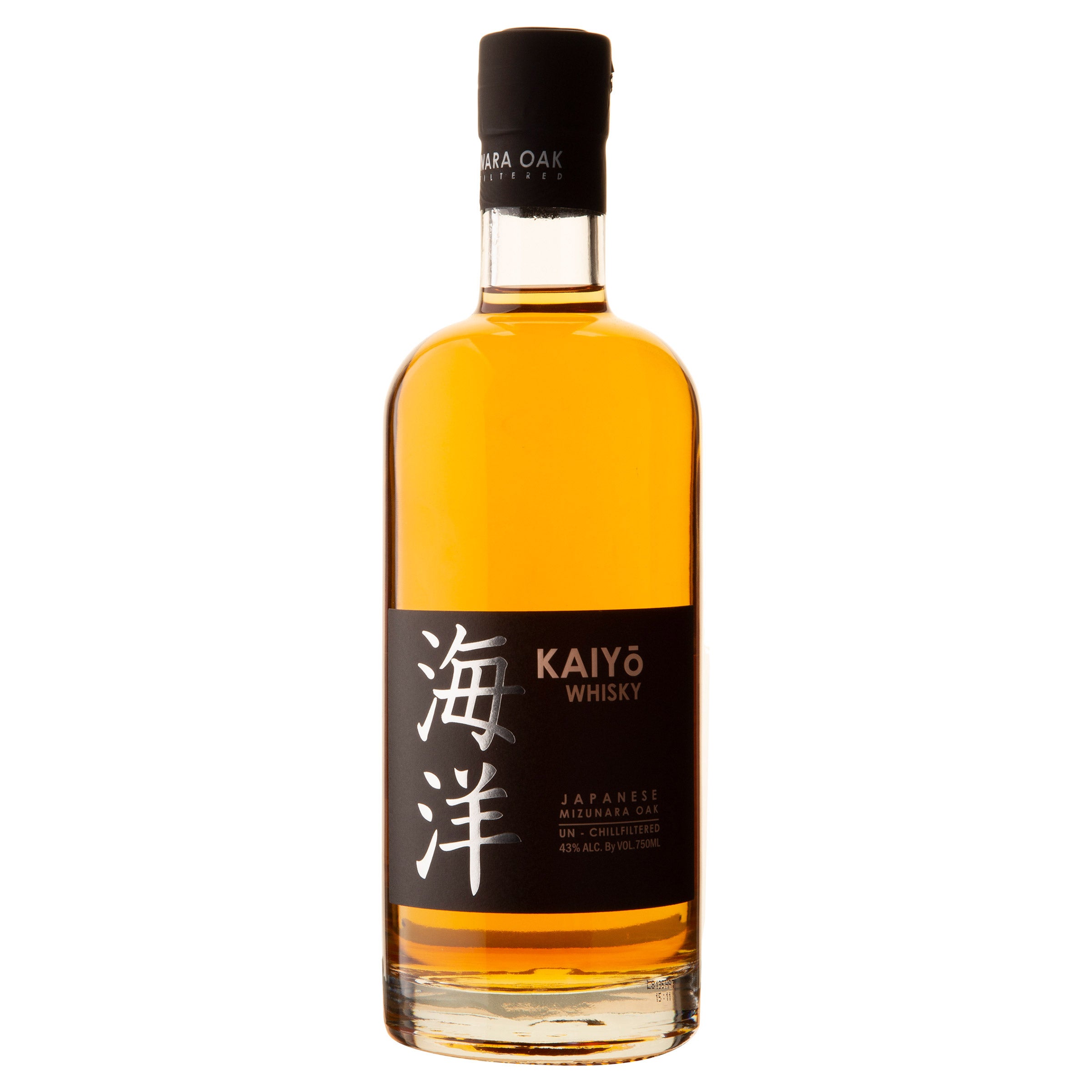 KAIYO WHISKY MIZUNARA OAK 86 PROOF JAPAN 750ML - Image 1