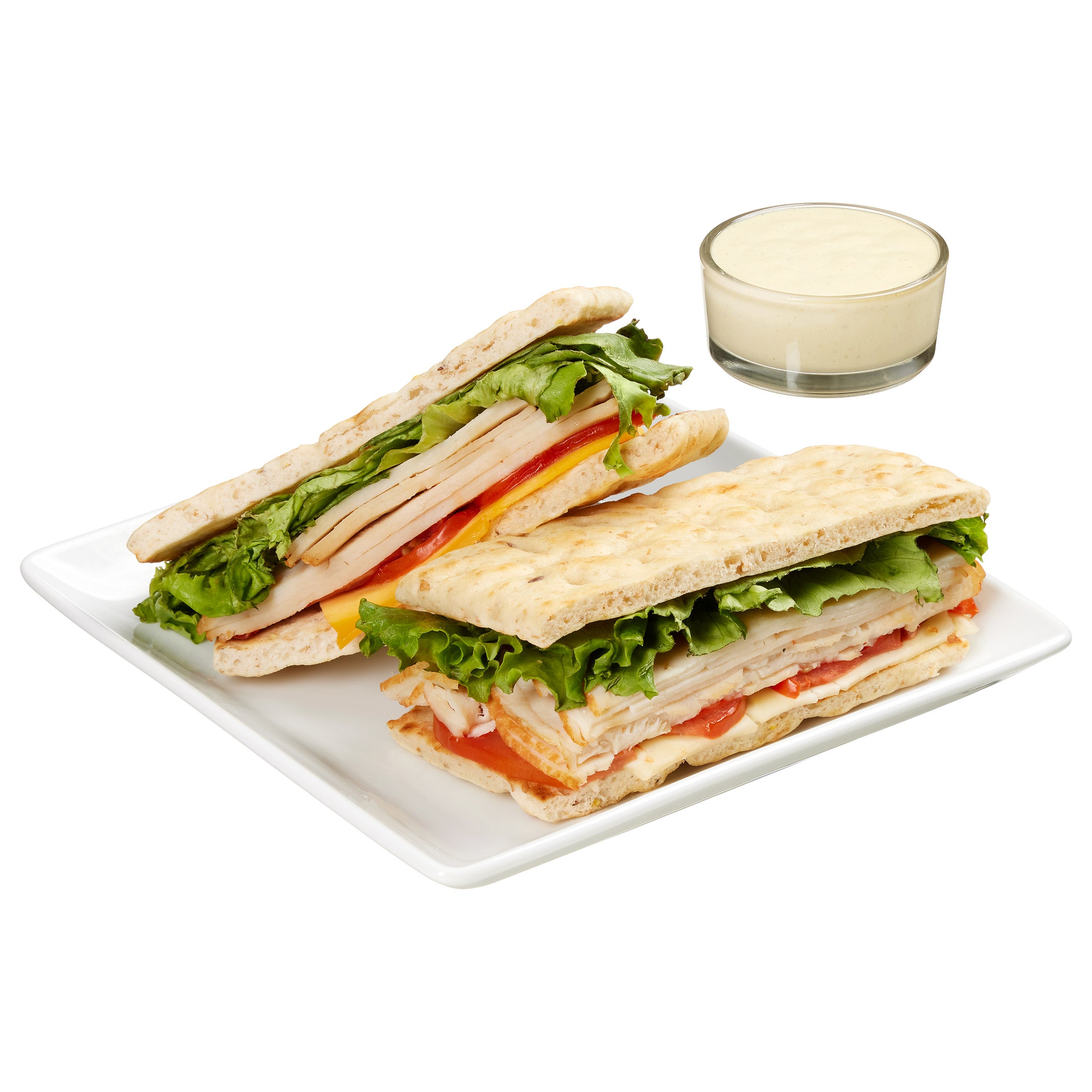 CHICKEN SANDWICH ON SPROUTED GRAIN BREAD W/ SAUCE PER LB - Image 1