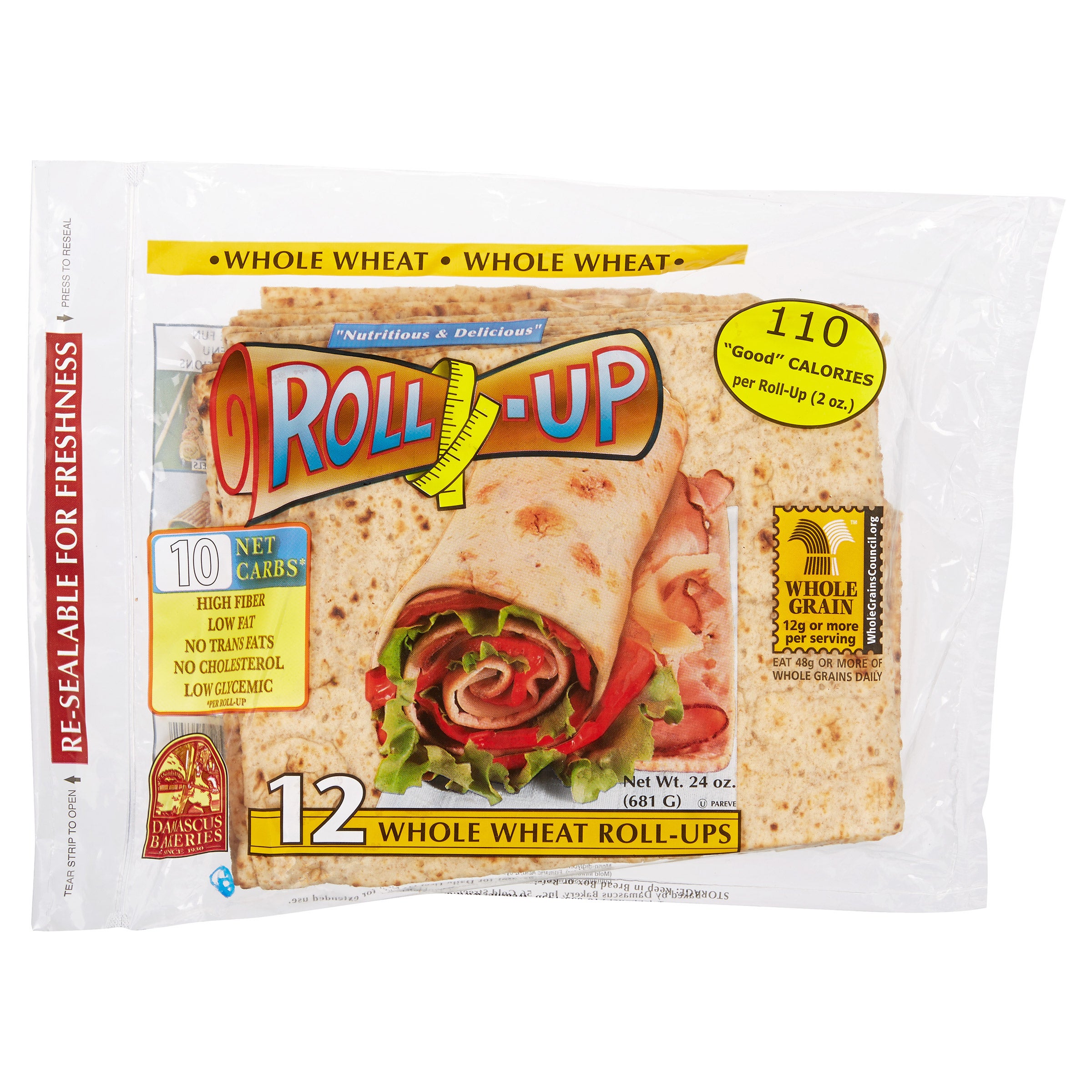 DAMASCUS BAKERY ROLL UP WRAPS 12/2 OZ (1.5 LBS)