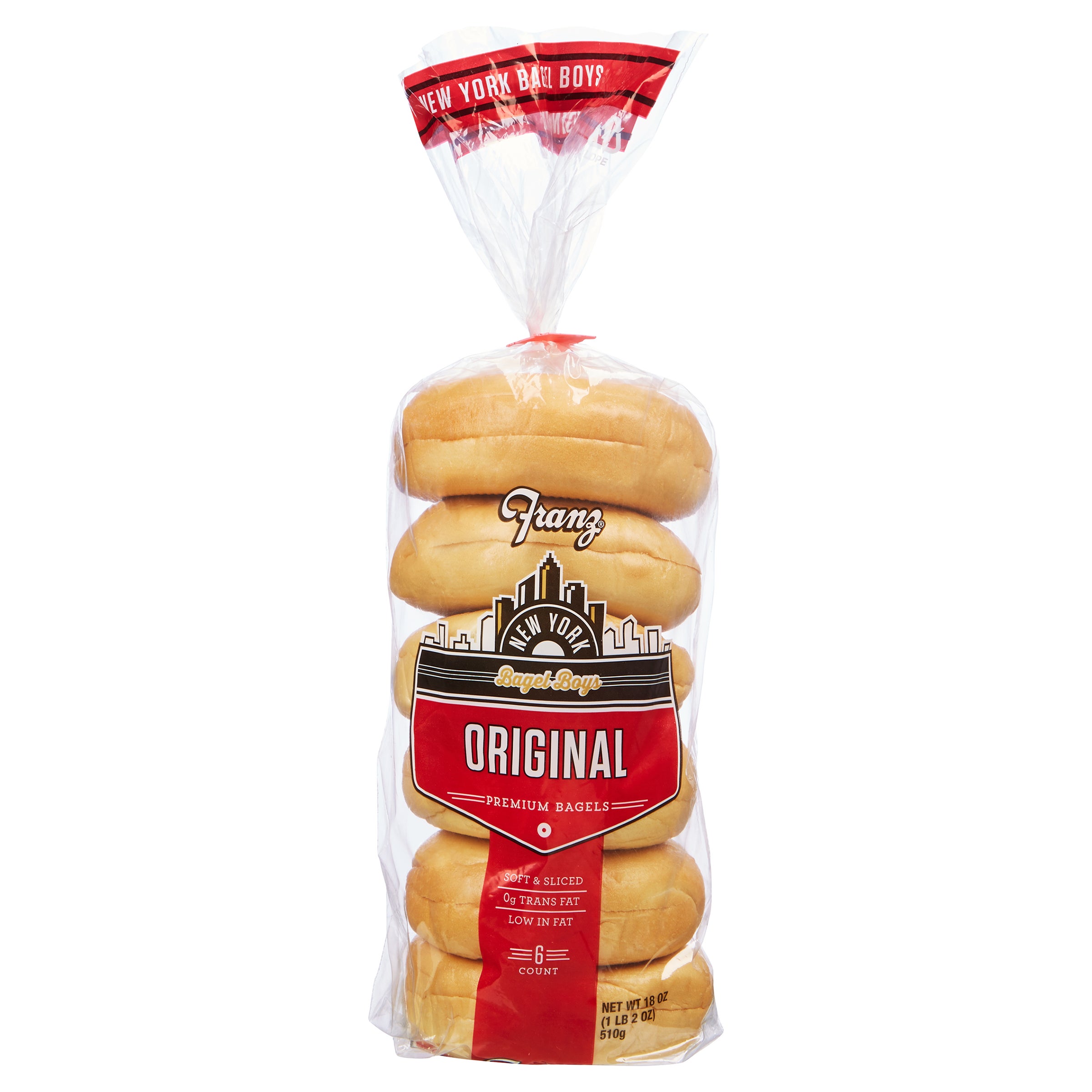FRANZ PLAIN BAGEL 6 CT/18 OZ