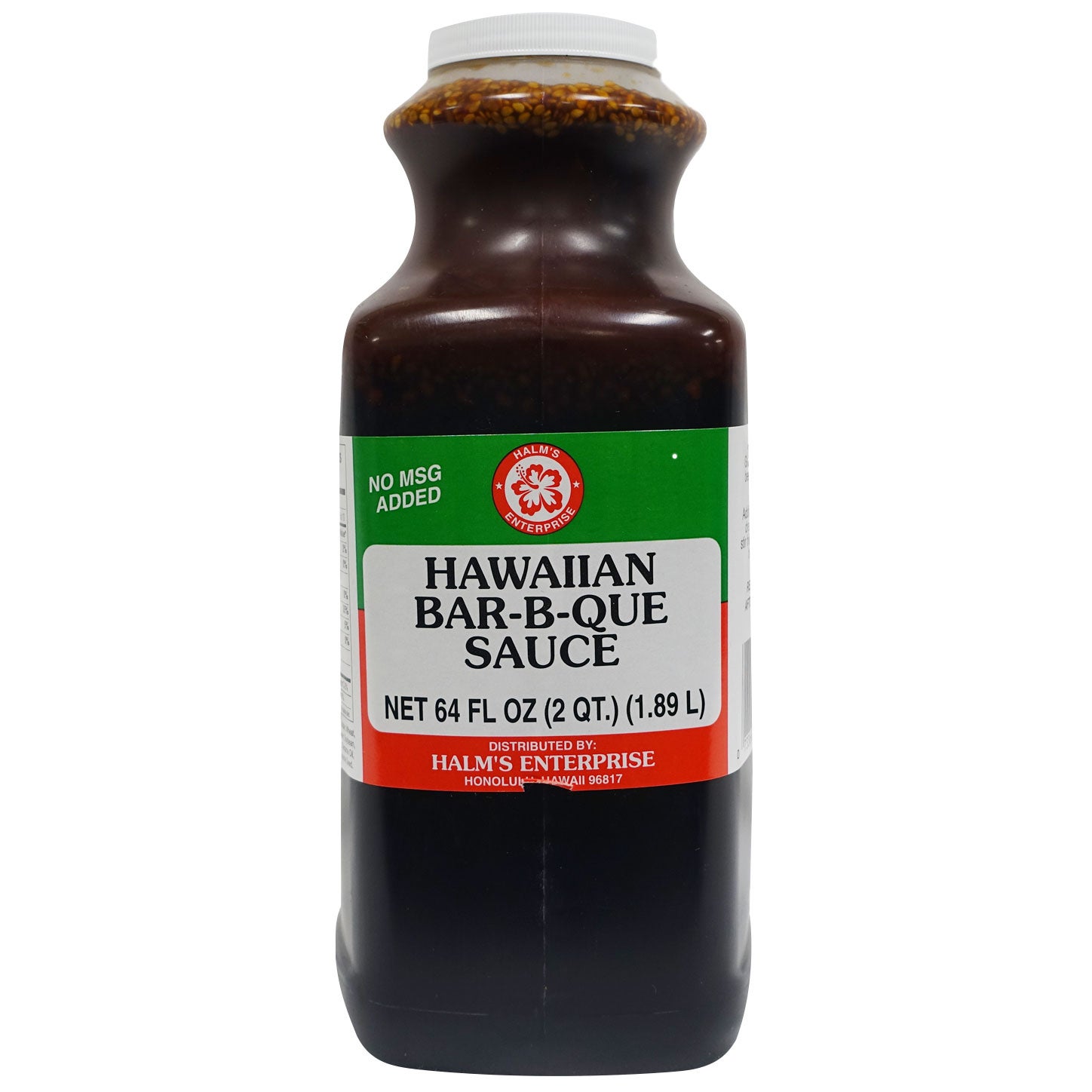 HALM'S HAWAIIAN STYLE BBQ SCE NET WT 64 OZ