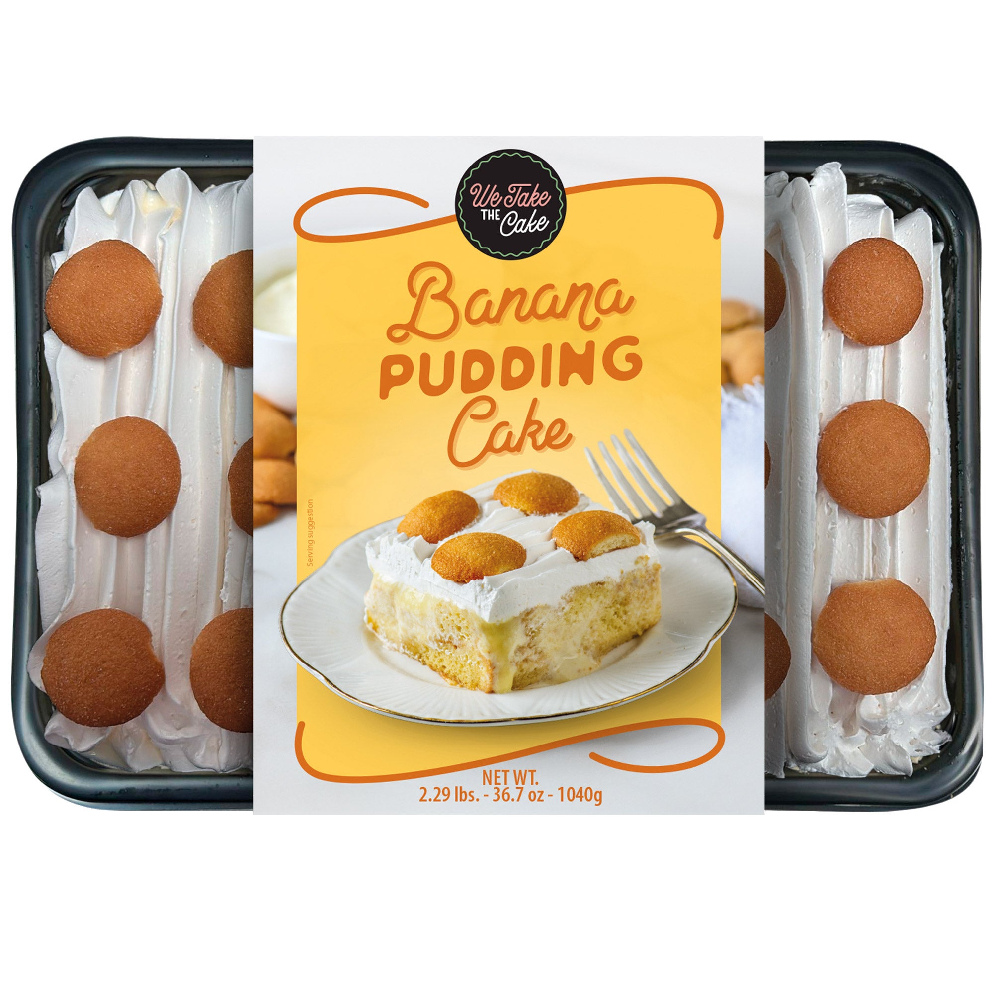 WE TAKE THE CAKE BANANA PUDDING CAKE 2.29 LBS