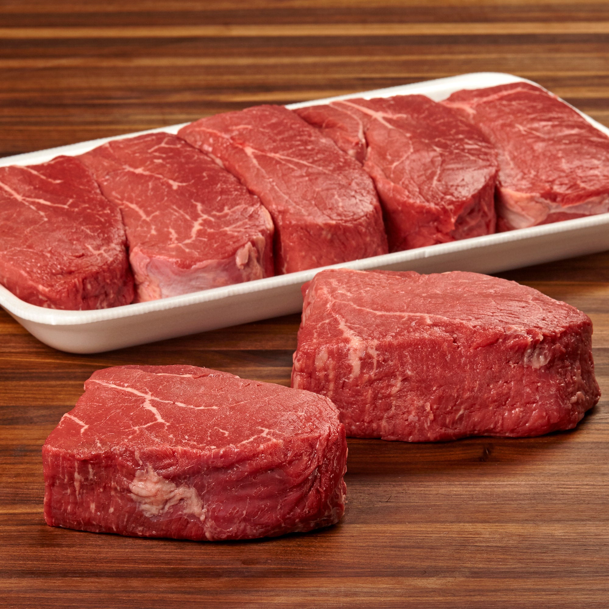BEEF LOIN TOP SIRLOIN STEAK BONELESS CAP OFF USDA CHOICE PER LB