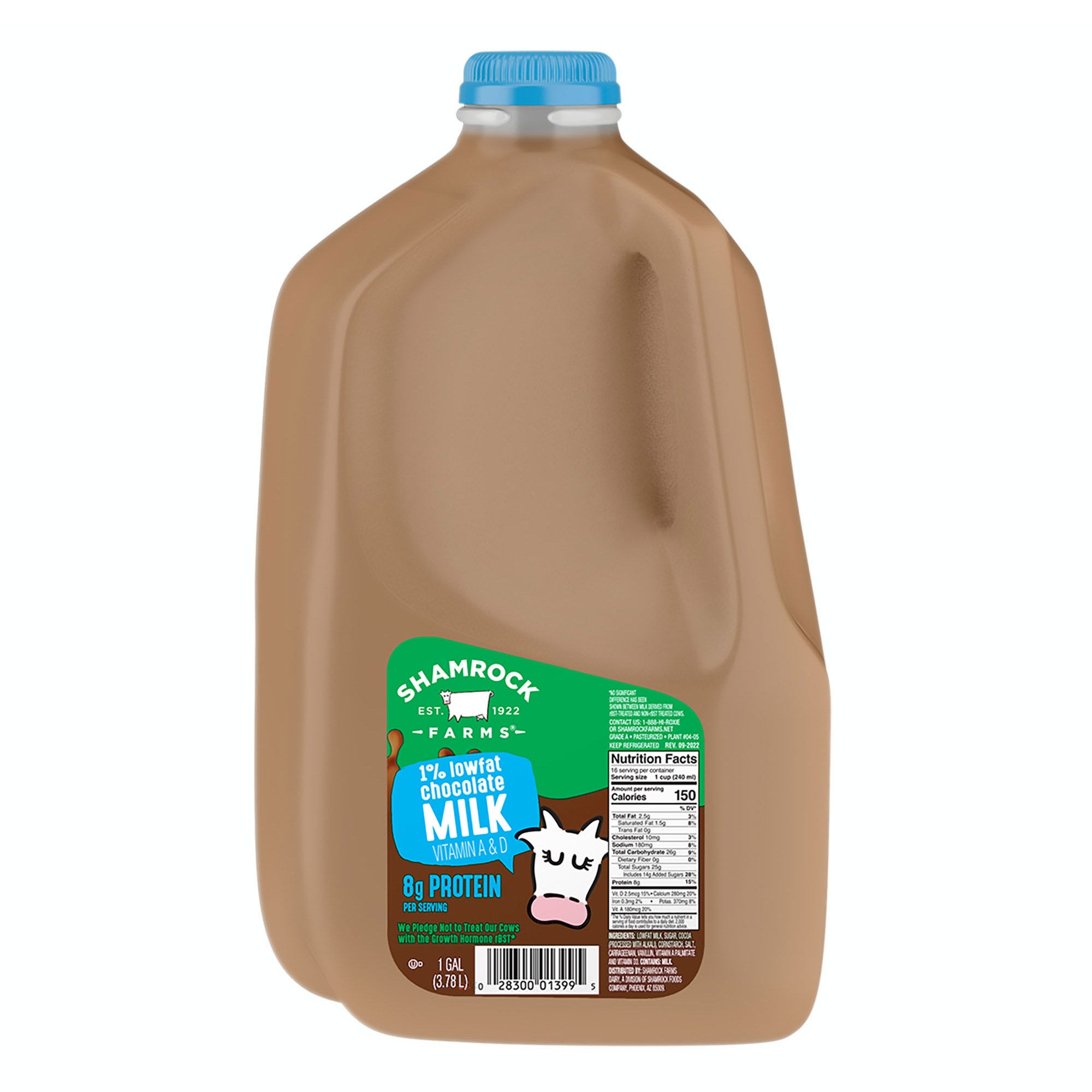 SHAMROCK FARMS 1% CHOCOLATE MILK 1 GALLON