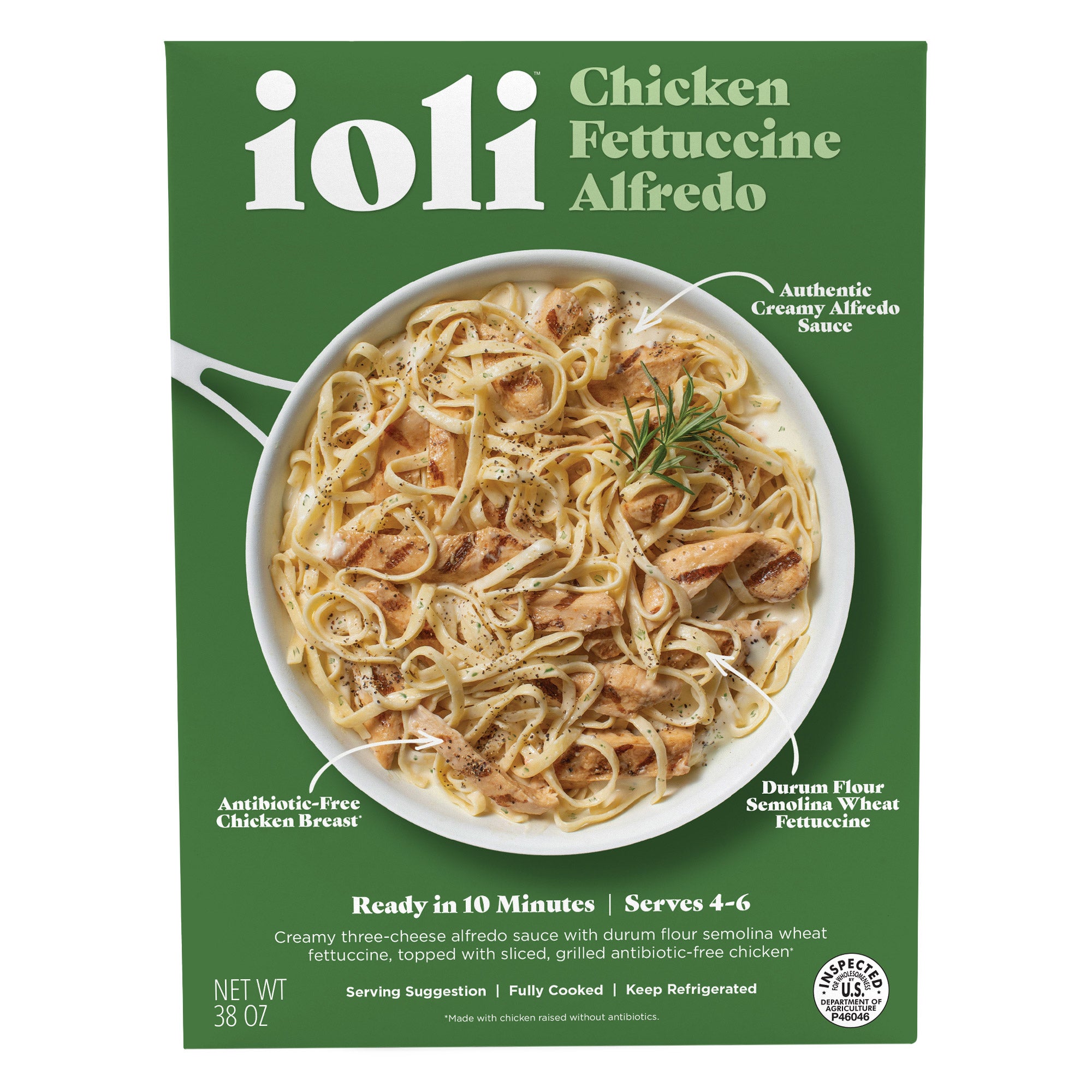 IOLI ALFREDO CHICKEN FETTUCCINE 38 OZ