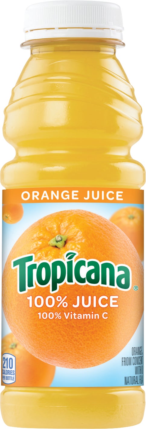 TROPICANA 100% ORANGE JUICE 12 PACK 15.2 OUNCES EA