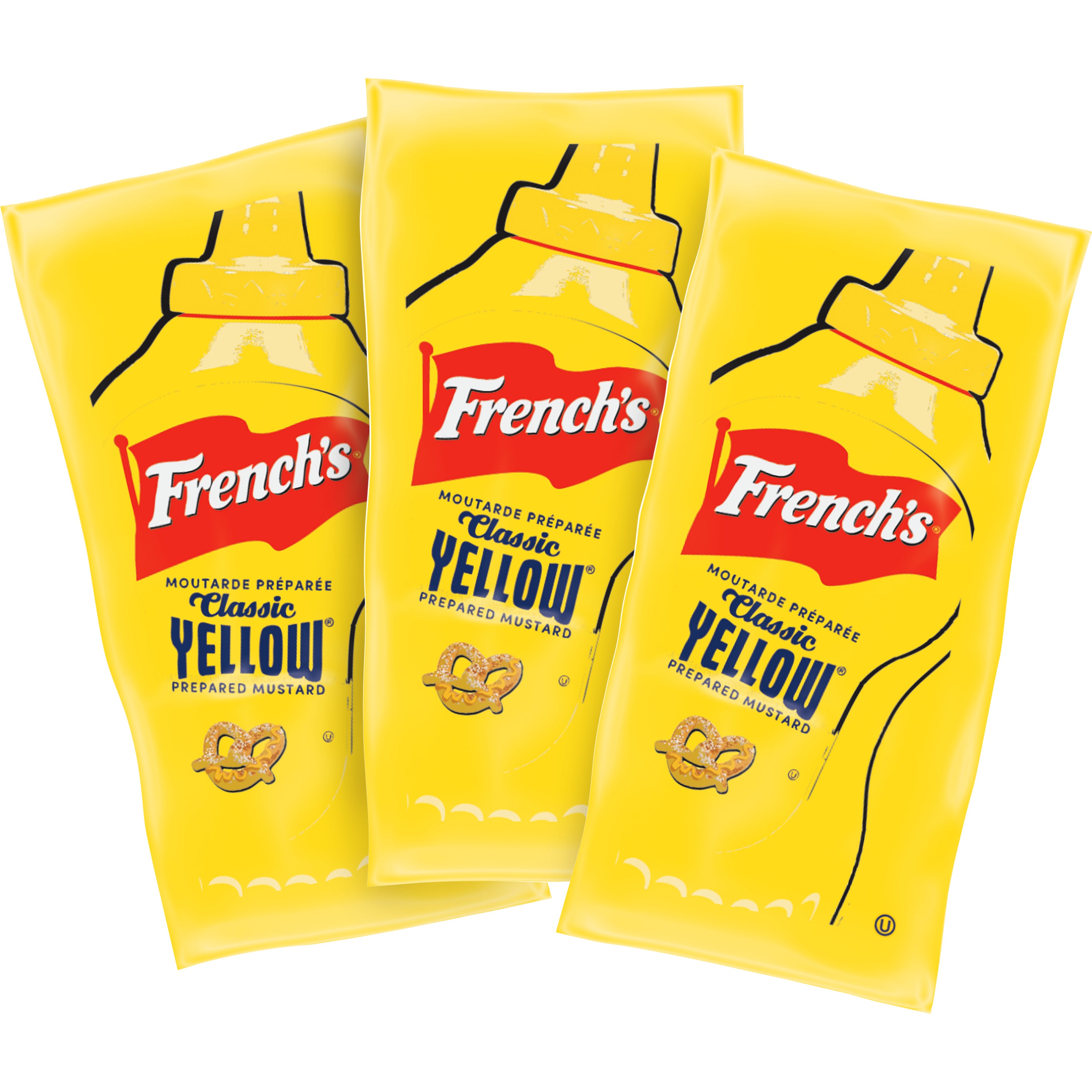 FRENCH'S MUSTARD PACKETS 500 CT