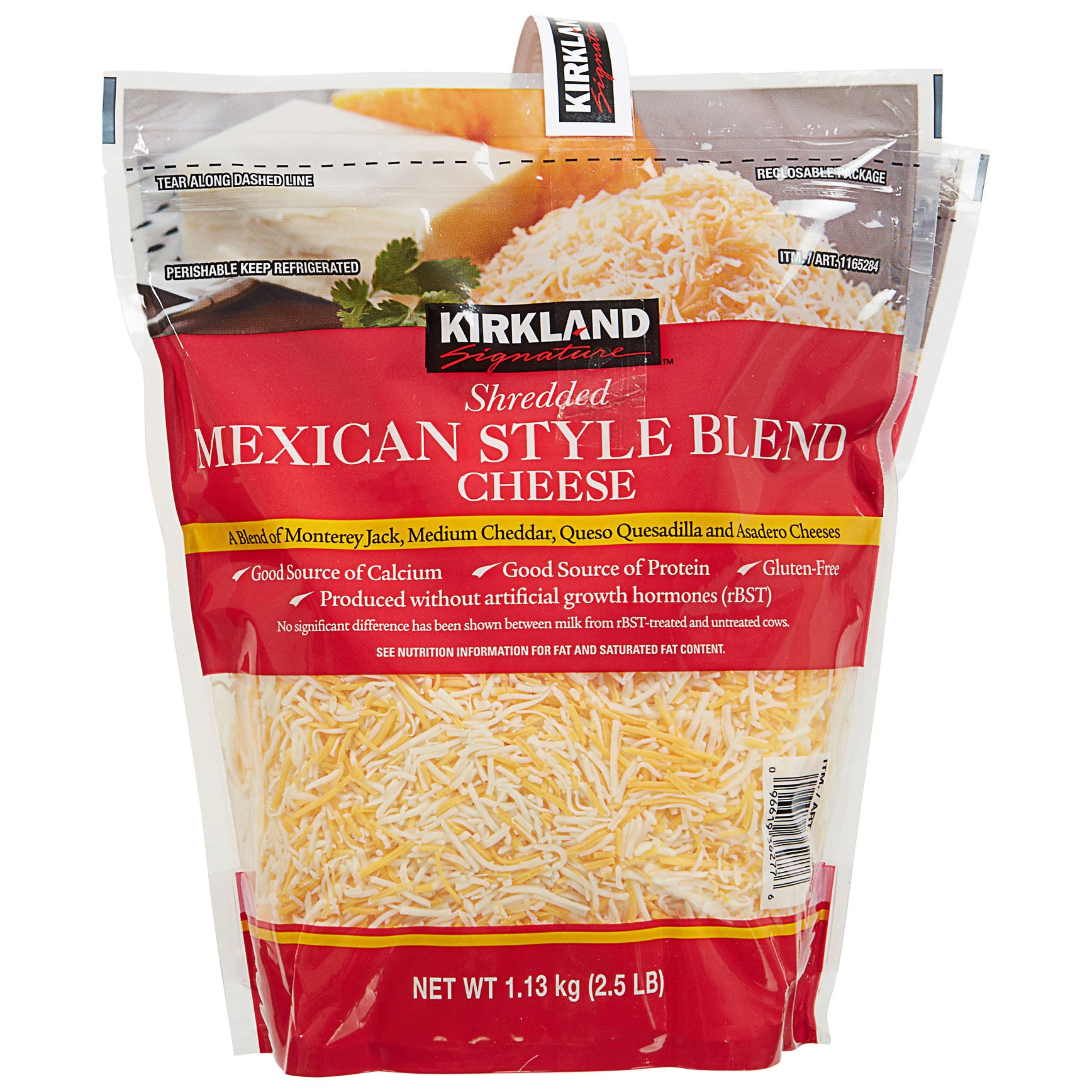 KIRKLAND SIGNATURE MEXICAN BLEND SHREDDED 2/40 OZ (5 LBS)