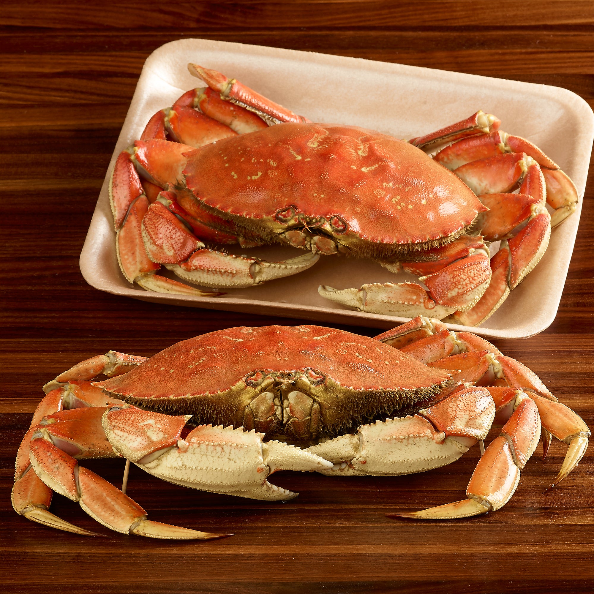 WILD WHOLE DUNGENESS CRAB FRESH COOKED PER LB.