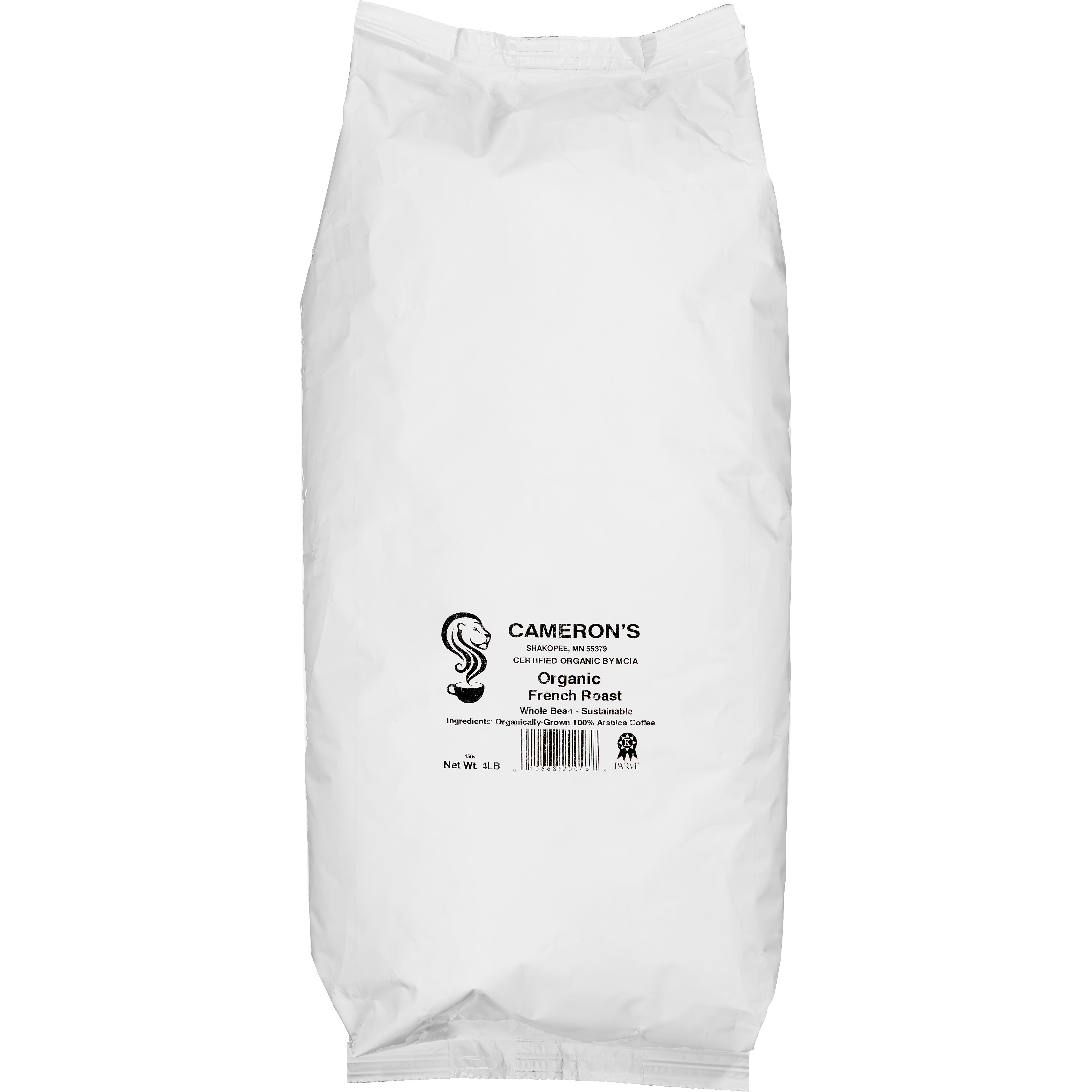 CAMERON'S COFFEE ORGANIC FRENCH ROAST 4 LB