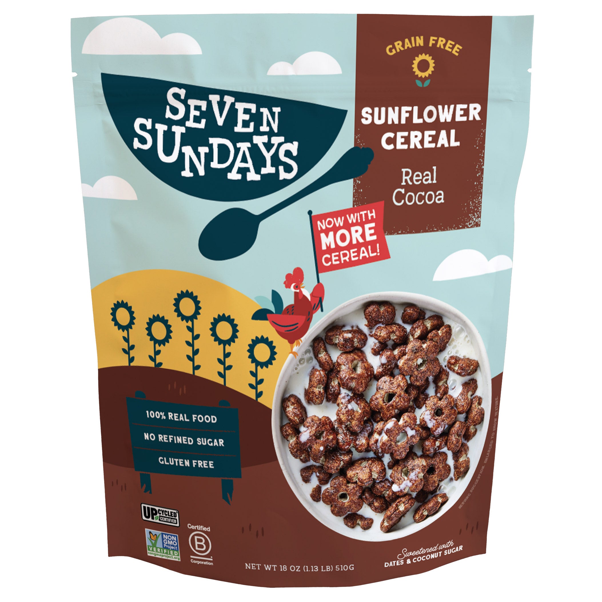 SEVEN SUNDAYS REAL COCOA CEREAL 18OZ