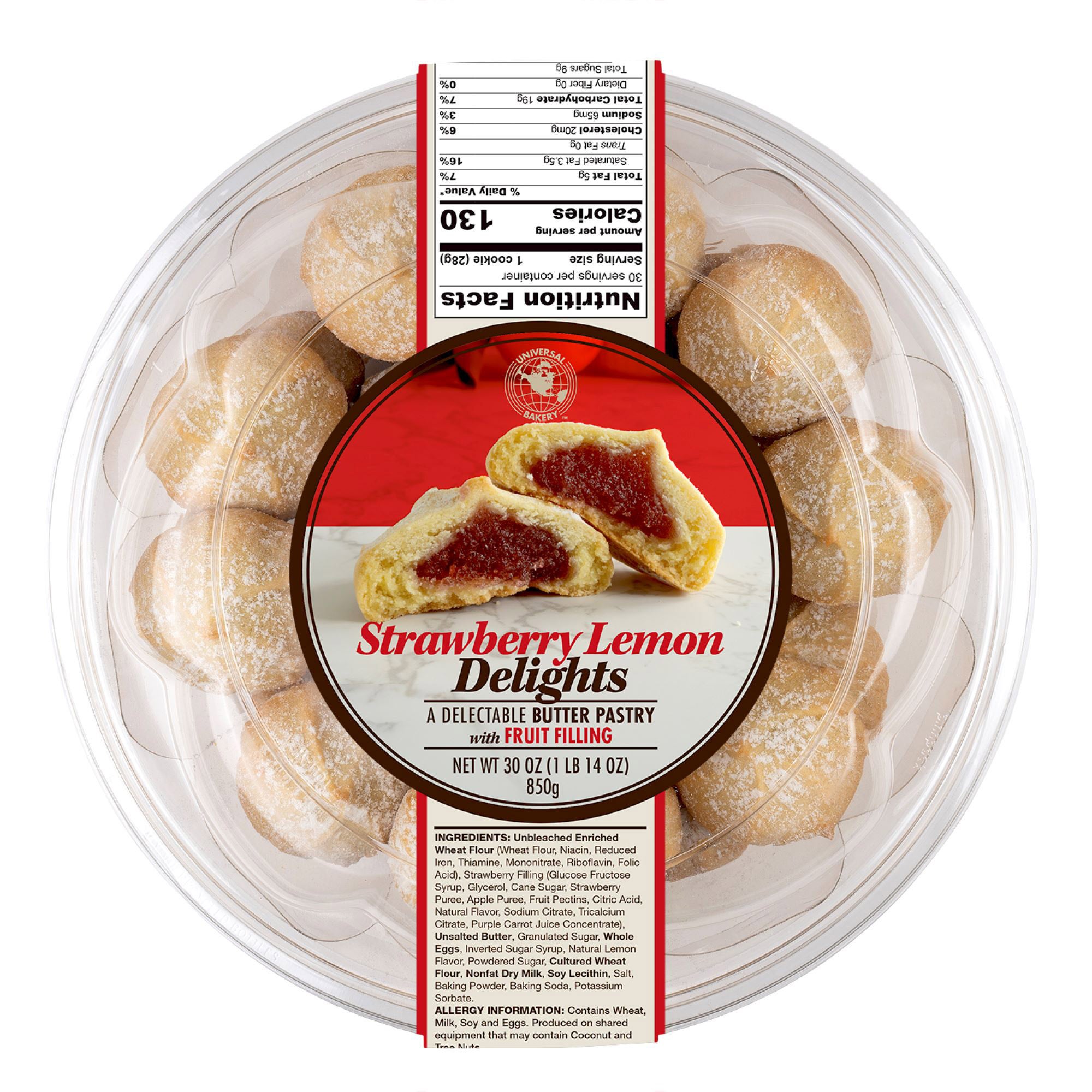 UNIVERSAL BAKERY STRAWBERRY LEMON 30 OUNCES