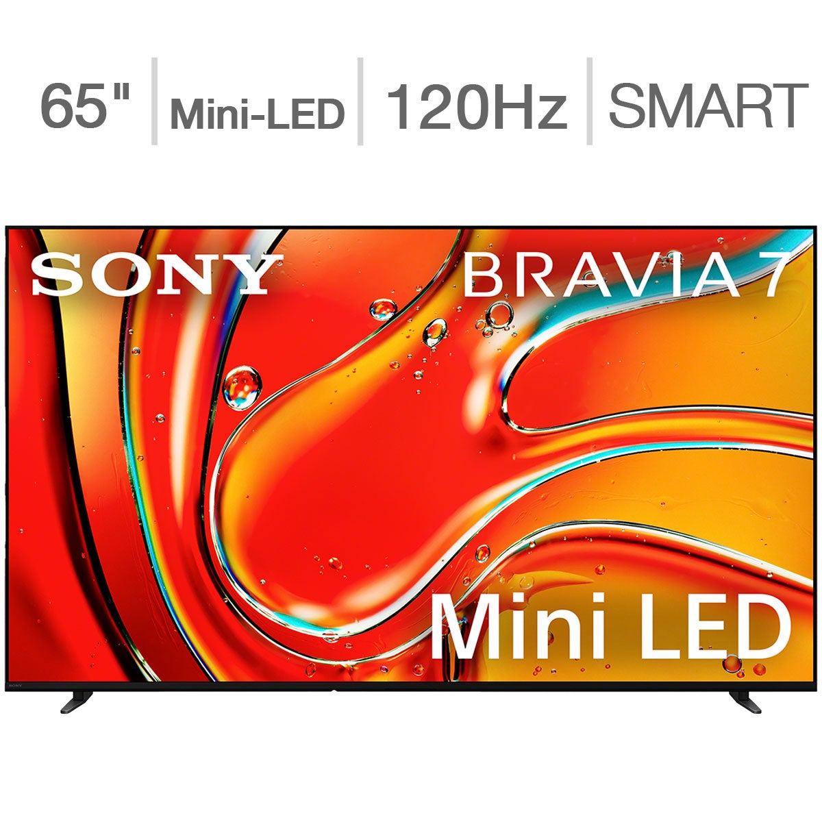 SONY 65¨ BRAVIA 7 65¨ CLASS (64.5¨ DIAG) 4K MINI LED TV