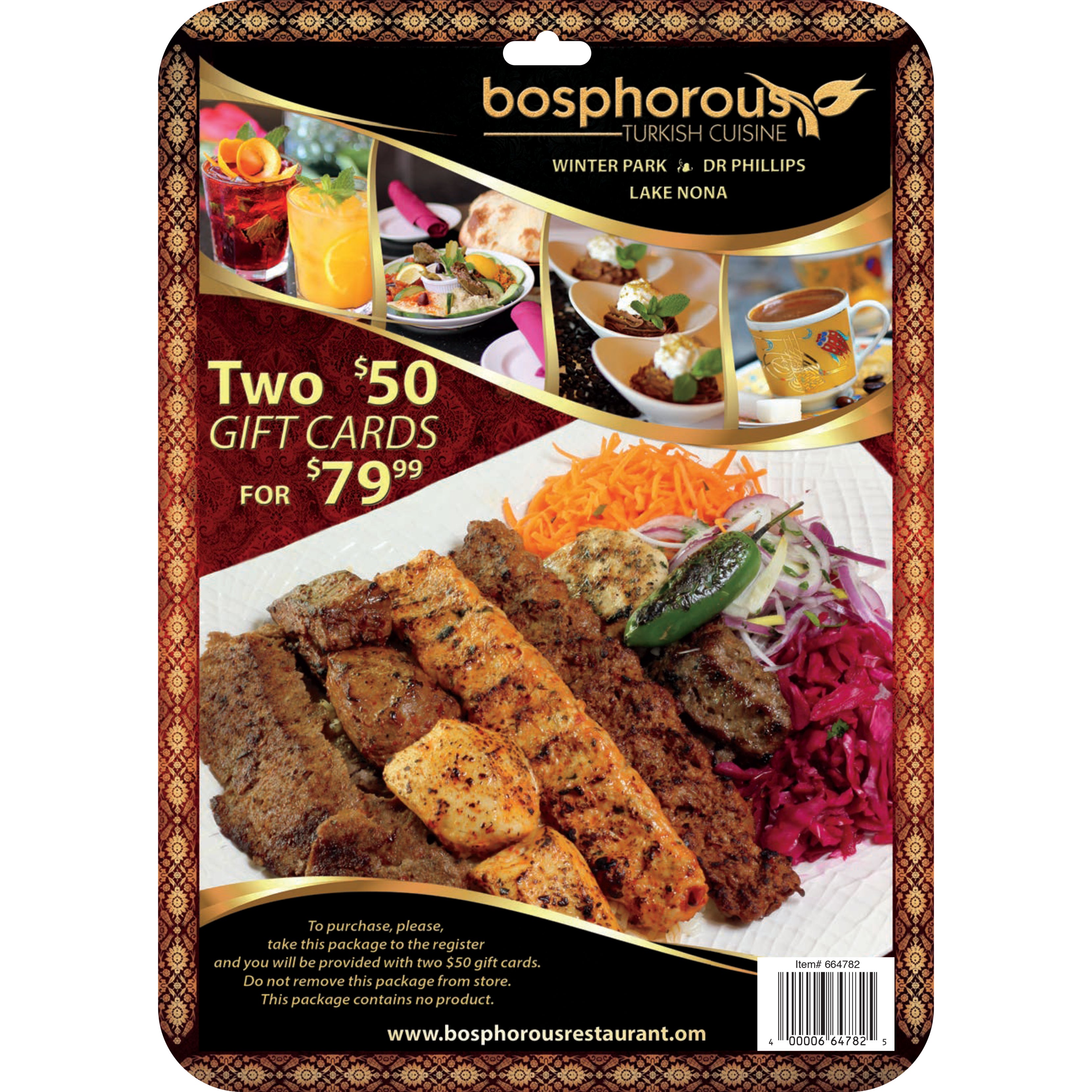 BOSPHOROUS 2 / $50 GIFT CARDS ITEM IS NON-REFUNDABLE - Image 1