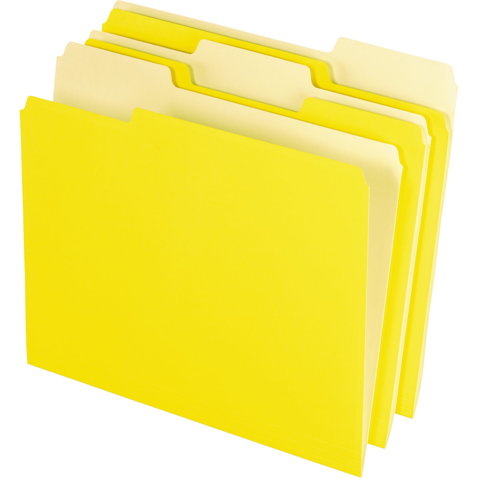 PENDAFLEX YELLOW TOP TAB FILE FLD LTR PFX15213YEL 100CT