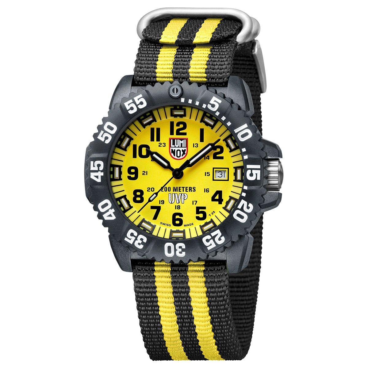LUMINOX SCOTT CASSELL YELLOW DIAL QUARTZ MEN'S WATCH