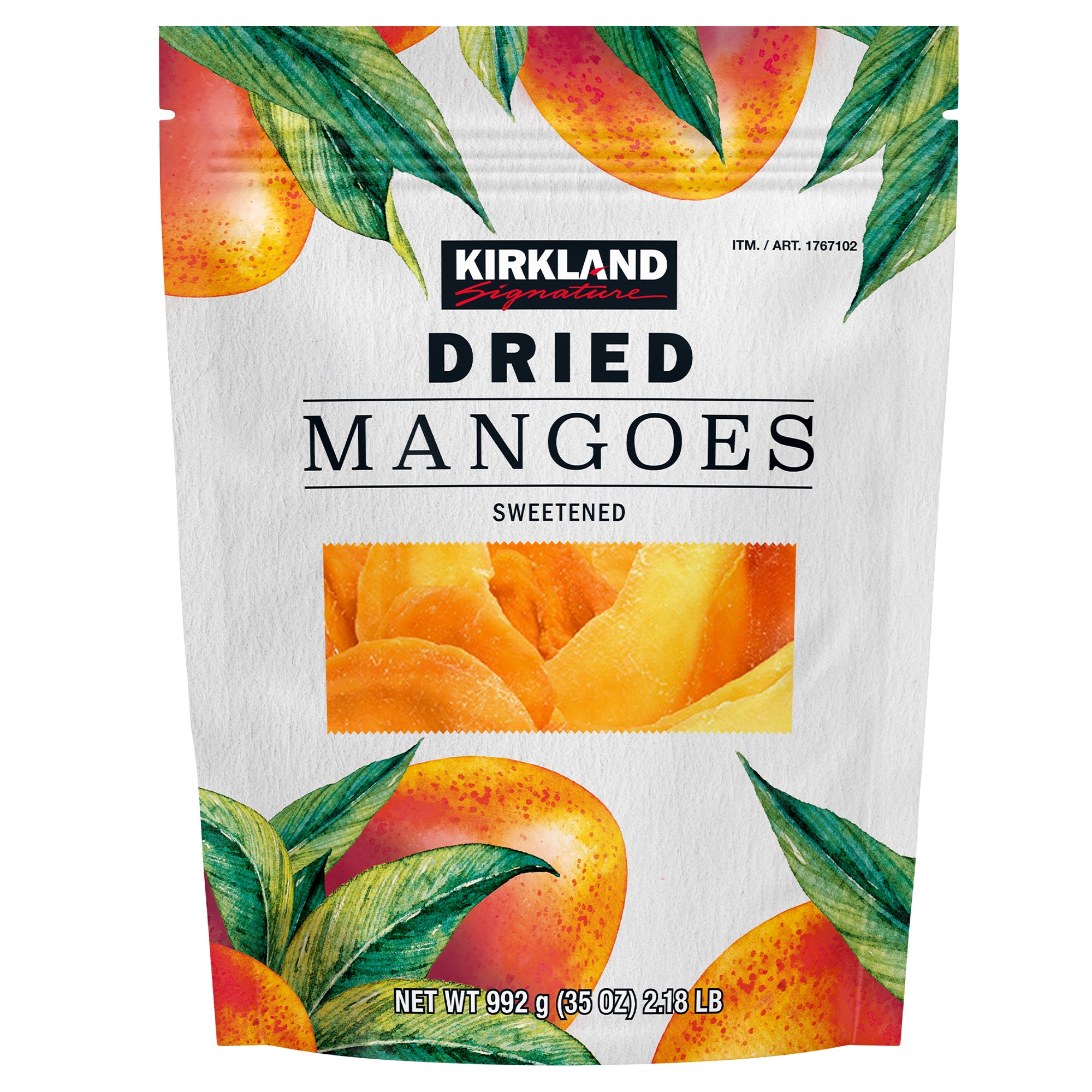 KIRKLAND SIGNATURE SWEETENED DRIED MANGO 35 OUNCES - Image 1
