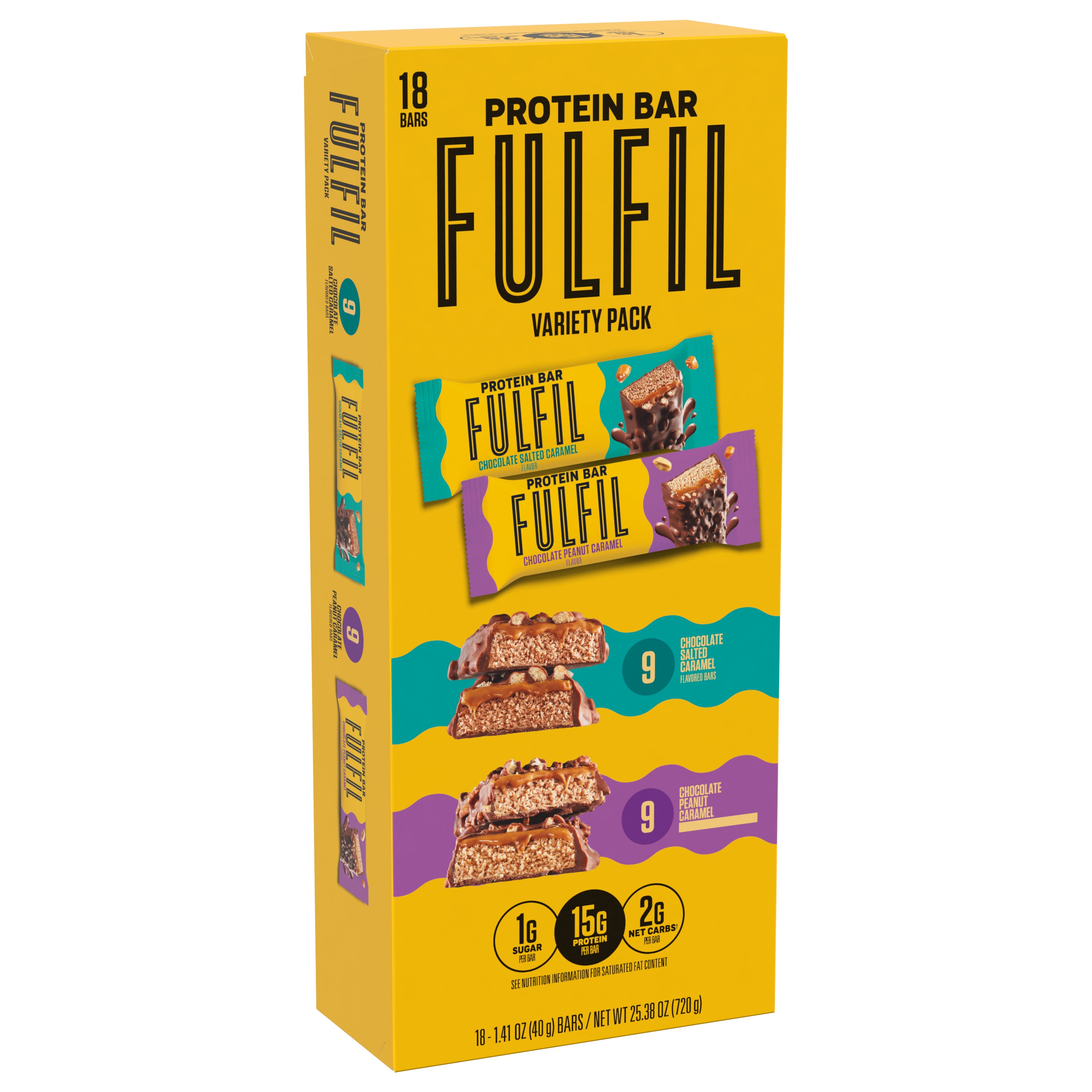FULFIL PROTEIN BARS 18/1.41 OZ