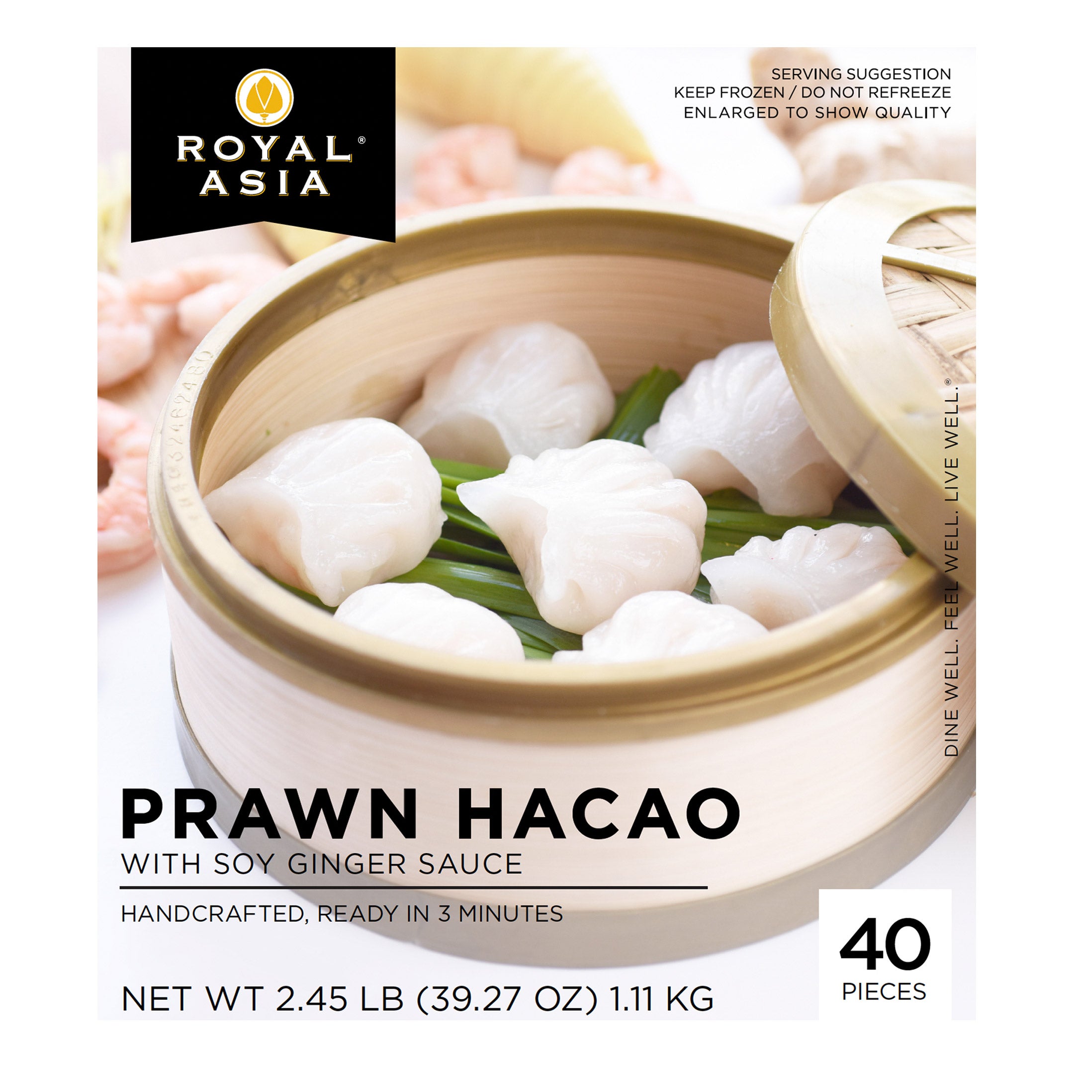 ROYAL ASIA PRAWN HACAO 40 COUNT BOX