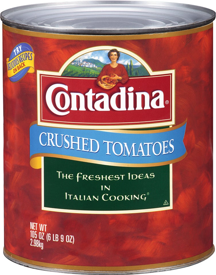 CONTADINA CRUSHED TOMATOES 105 OZ (6.56 LBS)