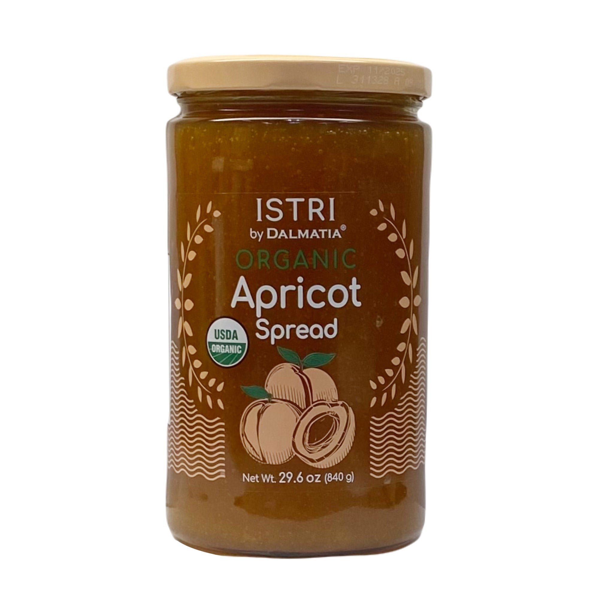 ORGANIC ISTRI APRICOT SPREAD 29.7 OUNCES