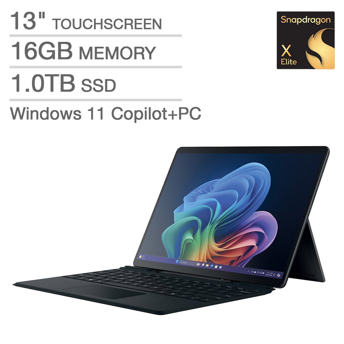 MICROSOFT SURFACE PRO COPILOT+ PC BUNDLE W/ PRO KEYBOARD & PEN - Image 1