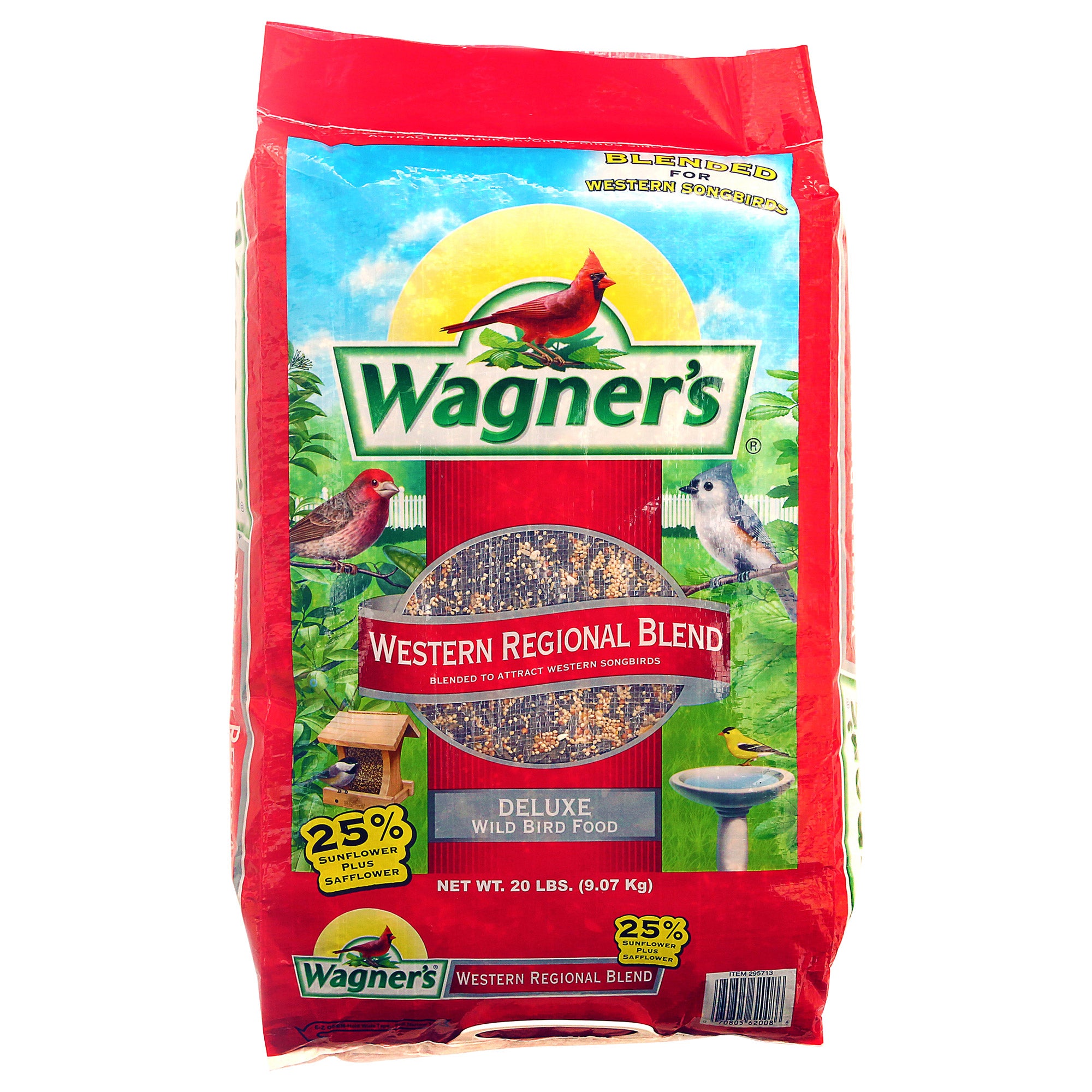 WAGNERS WILD BIRD FOOD 25% SUNFLOWER MIX 20 LBS