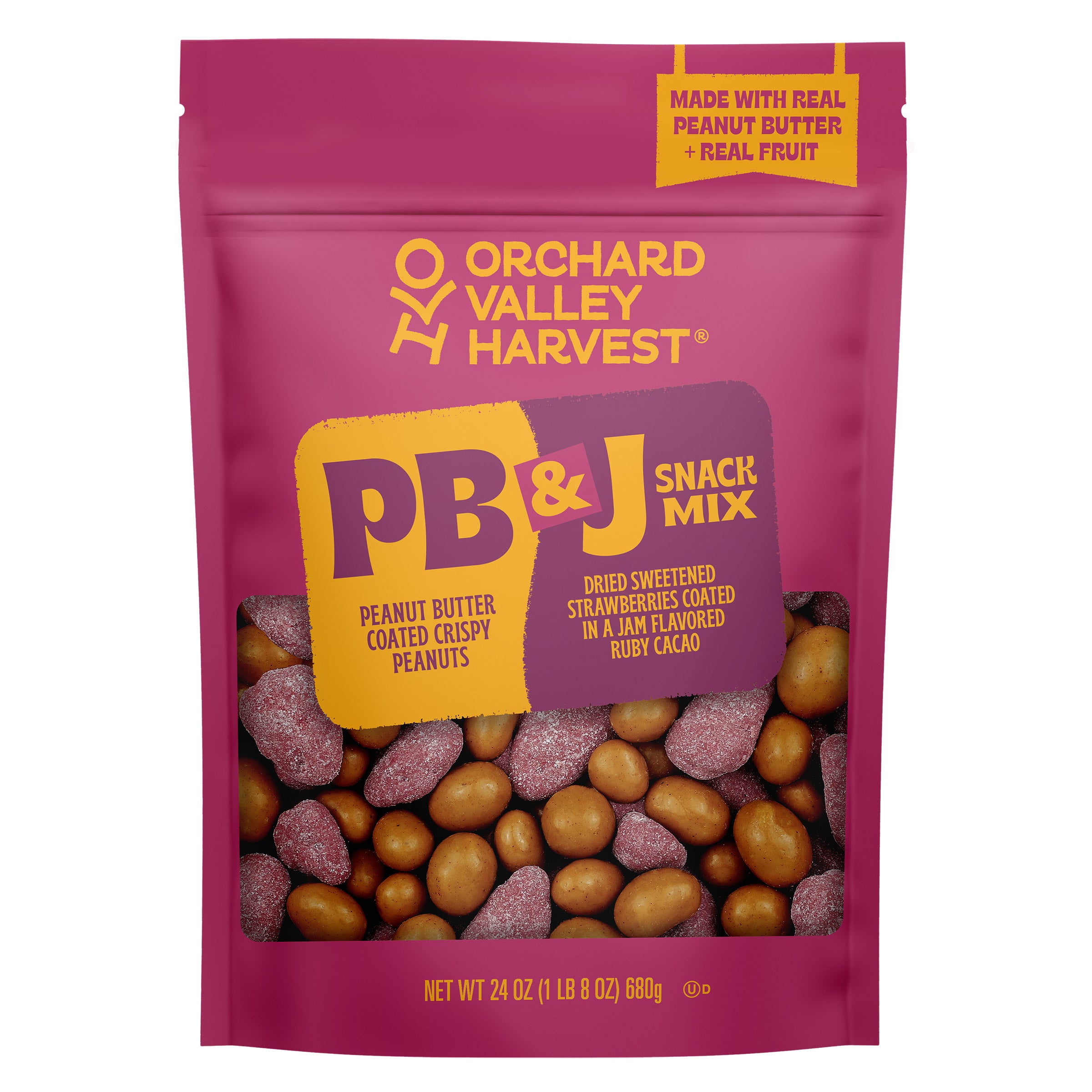 ORCHARD VALLEY HARVEST PBJ SNACK MIX 24 OUNCE BAG