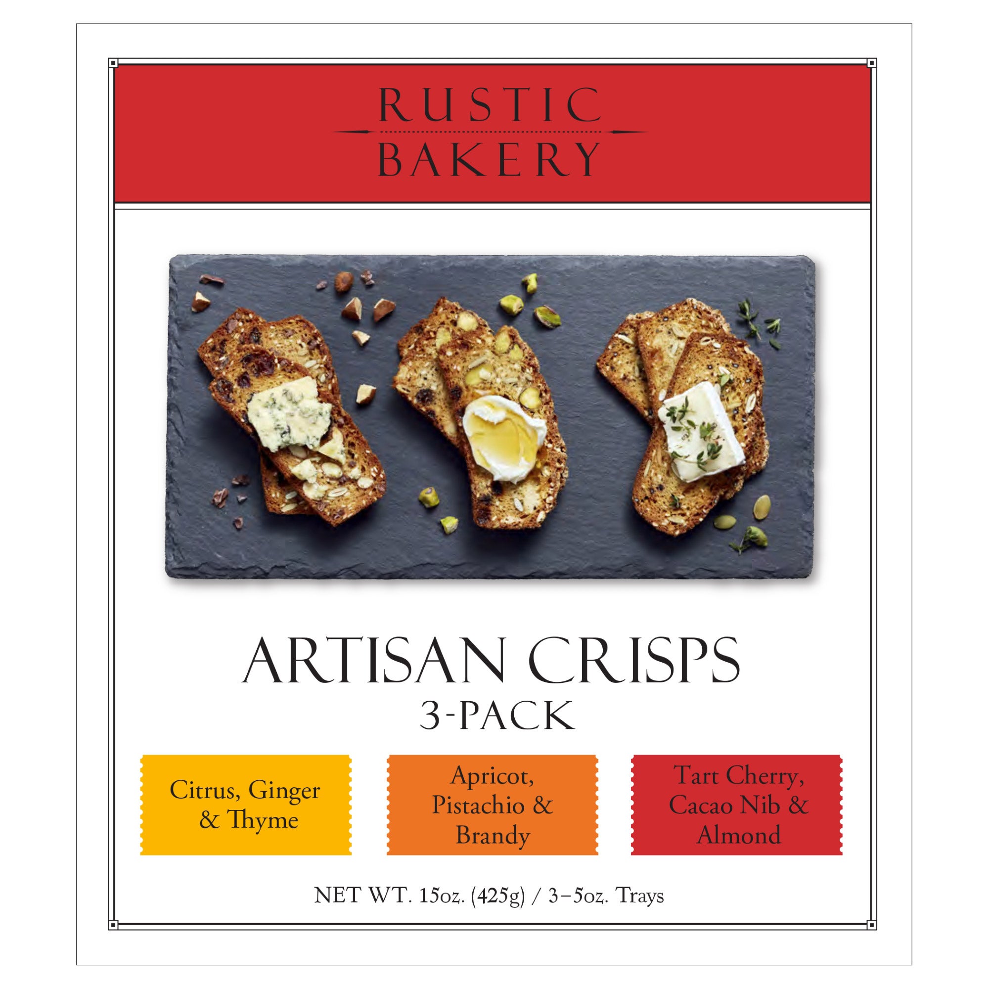 RUSTIC BAKERY ARTISAN CRISP VARIETY 15 OUNCES - Image 1