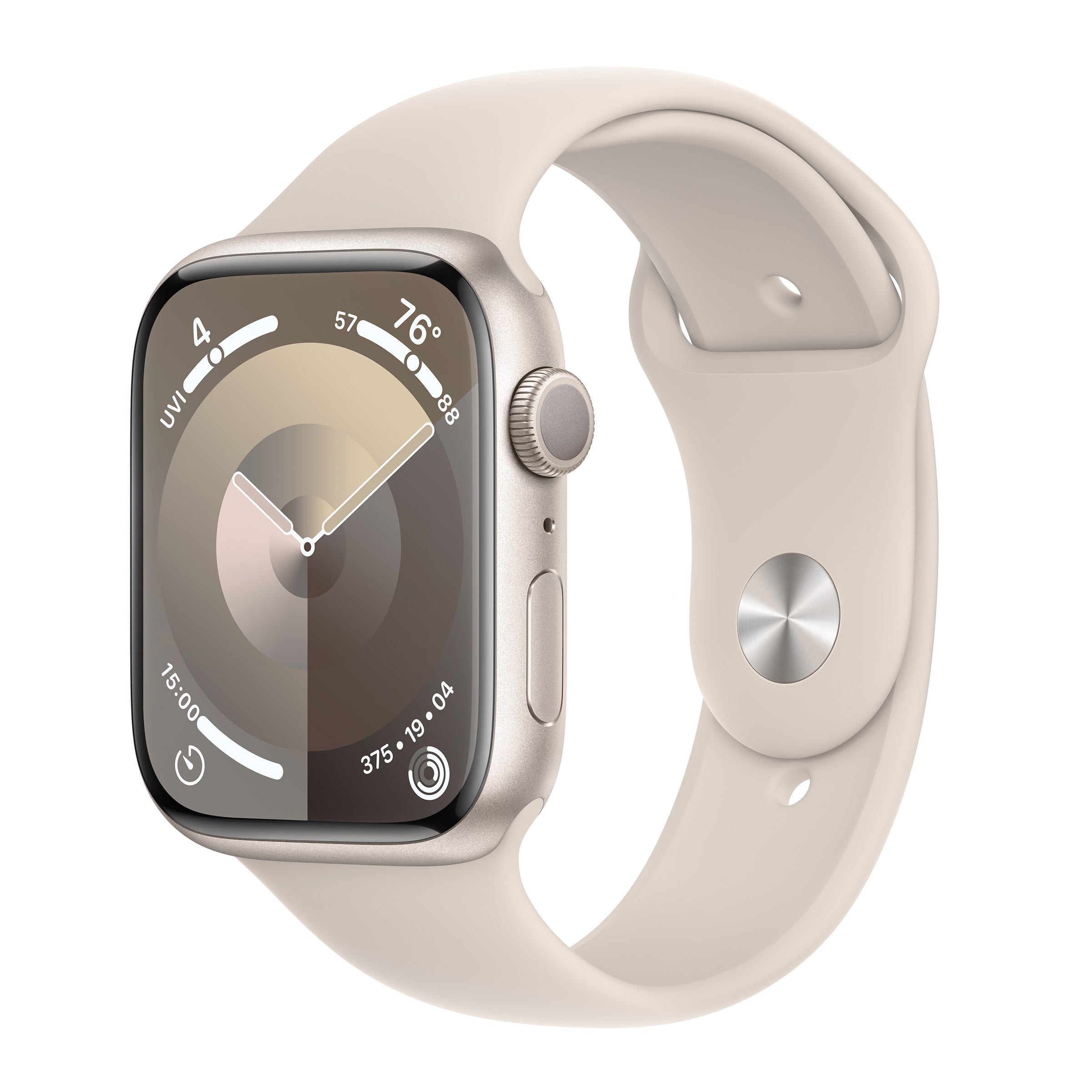 APPLE WATCH SERIES 9 STARLIGHT S/M BAND 41MM GPS MR8T3LW/A