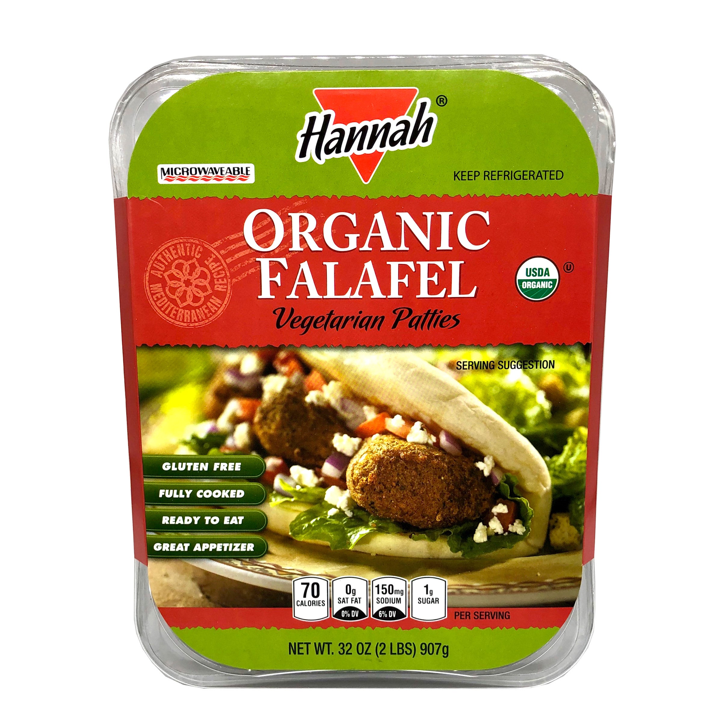 HANNAH ORGANIC FALAFEL 32 OUNCE CONTAINER