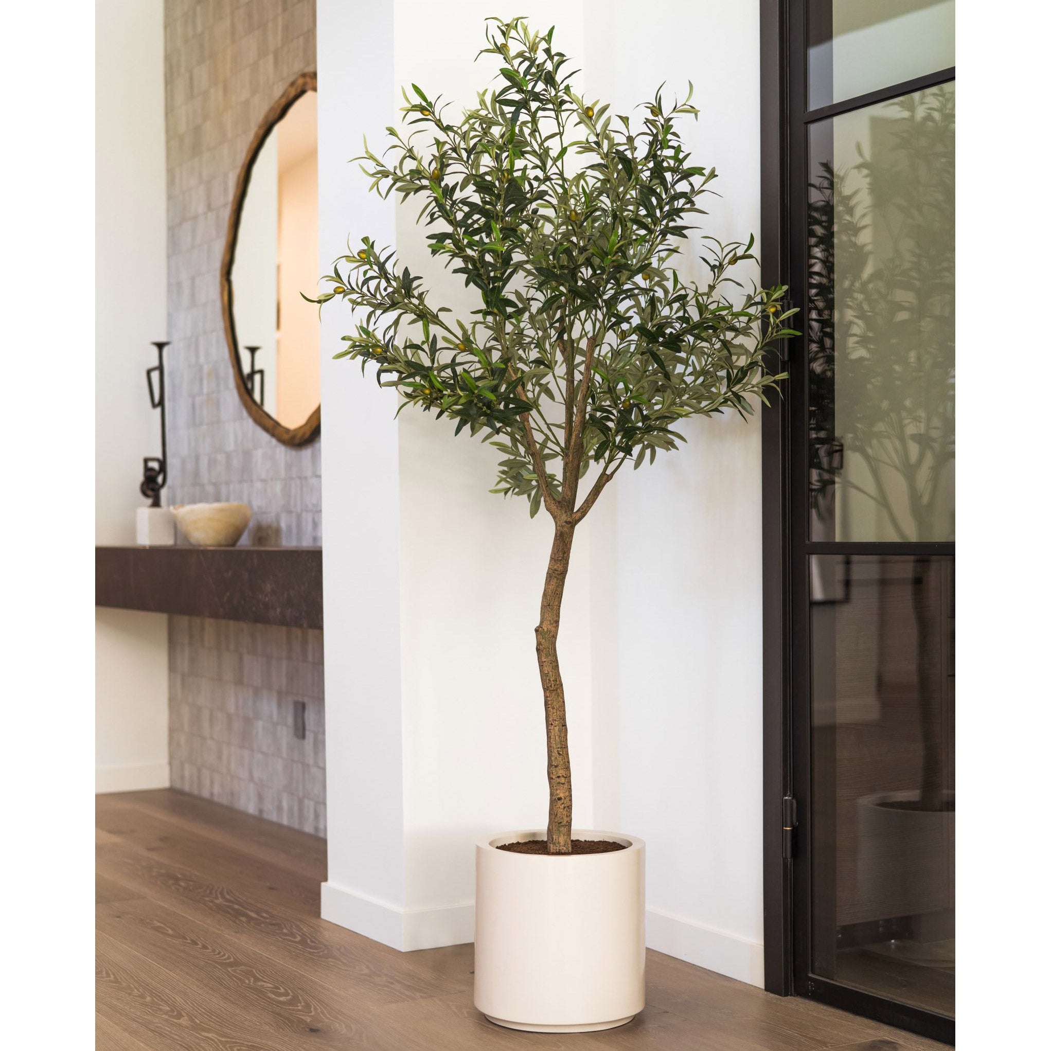 C.G. HUNTER FAUX 6.5' OLIVE TREE - Image 1