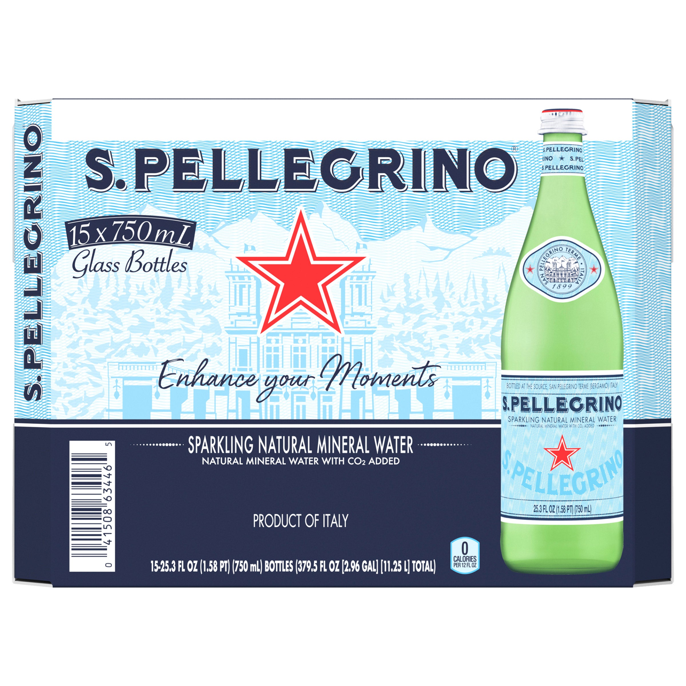 SAN PELLEGRINO MINERAL WATER 15/25.3 OZ - Image 1