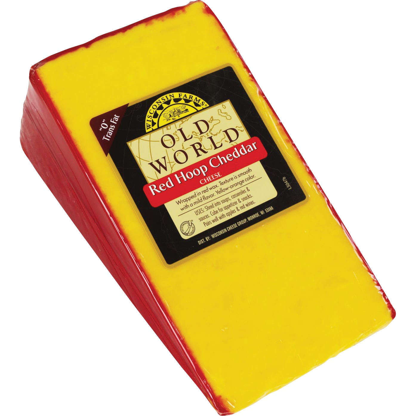 WISCONSIN FARMS RED WAX HOOP CHEDDAR PRICE PER POUND