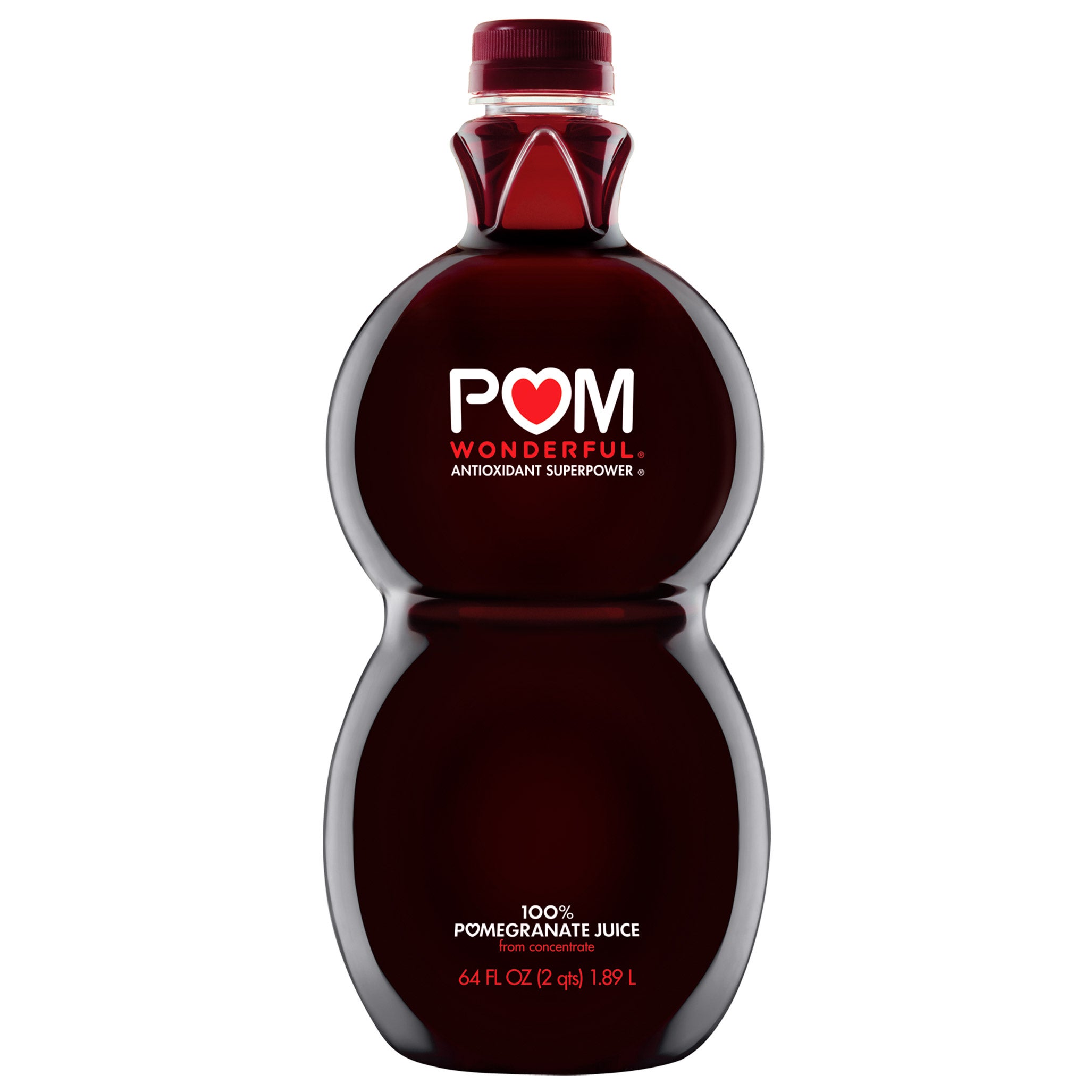 POM WONDERFUL 100% POMEGRANATE JUICE 64 FL OZ (2 QTS)