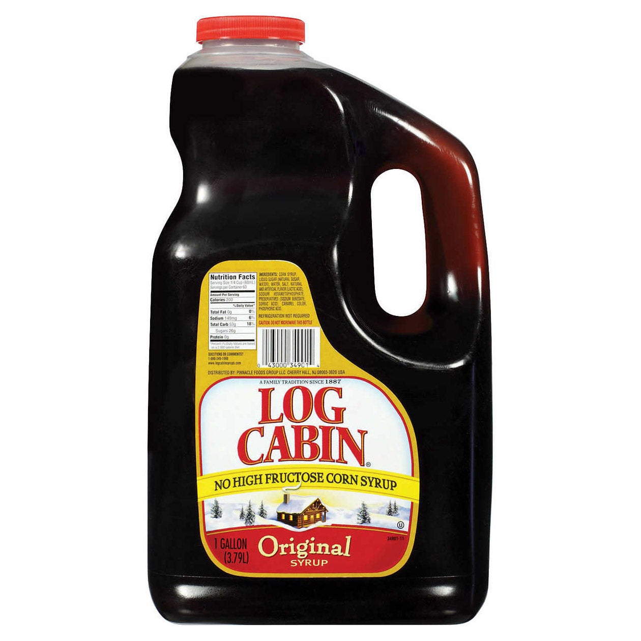 LOG CABIN SYRUP 1 GAL