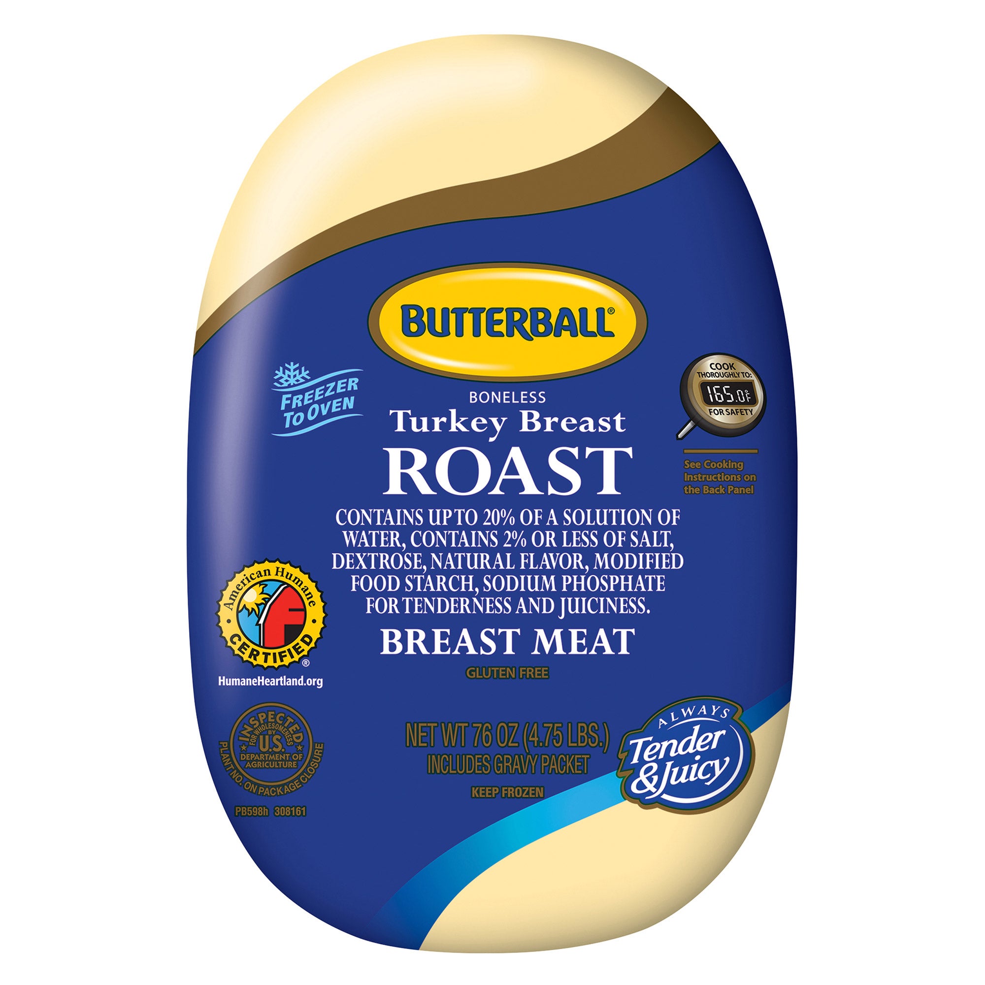 BUTTERBALL BONELESS TURKEY BREAST ROAST 4.75 LB