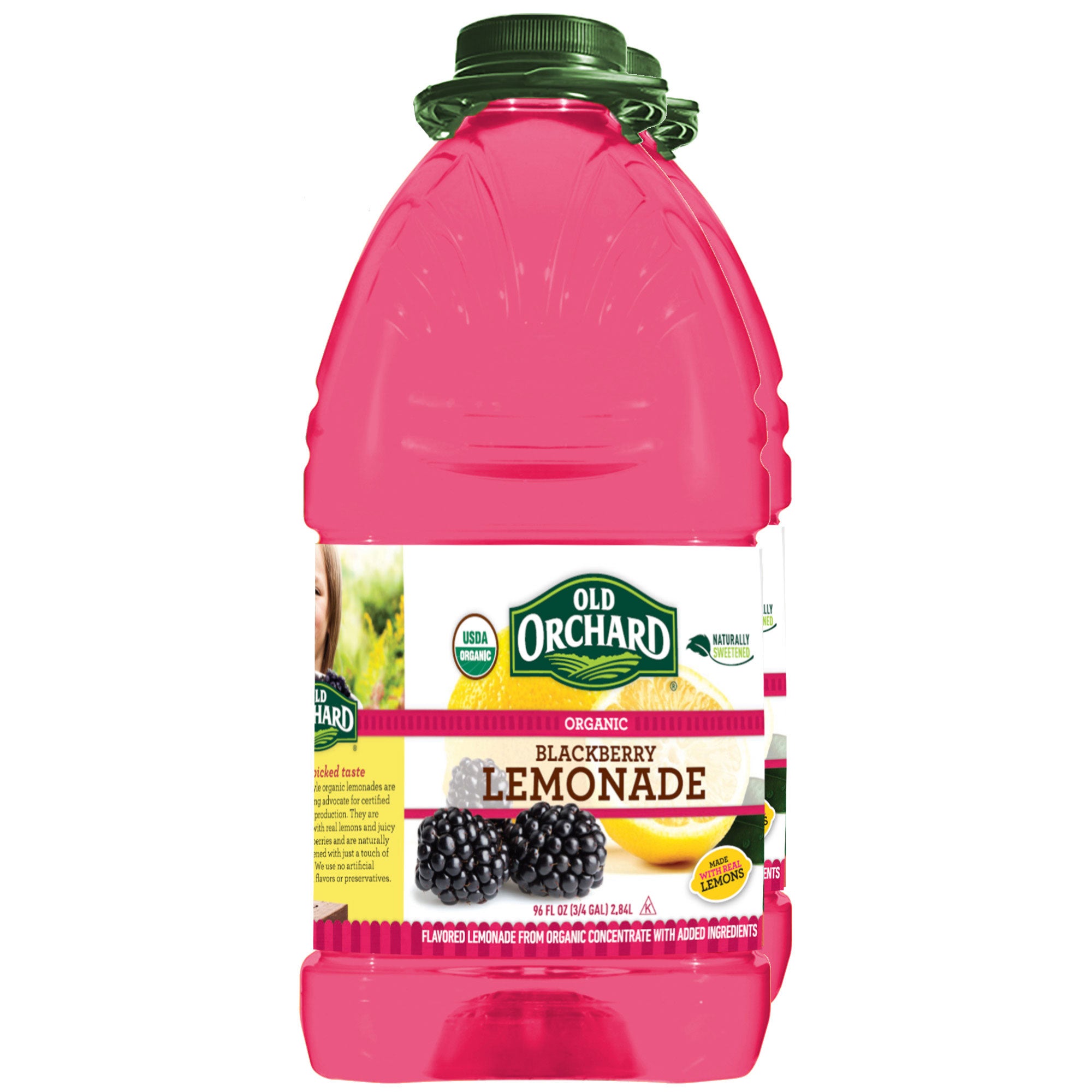 OLD ORCHARD ORGANIC BLACKBERRY LEMONADE 2/96 OZ