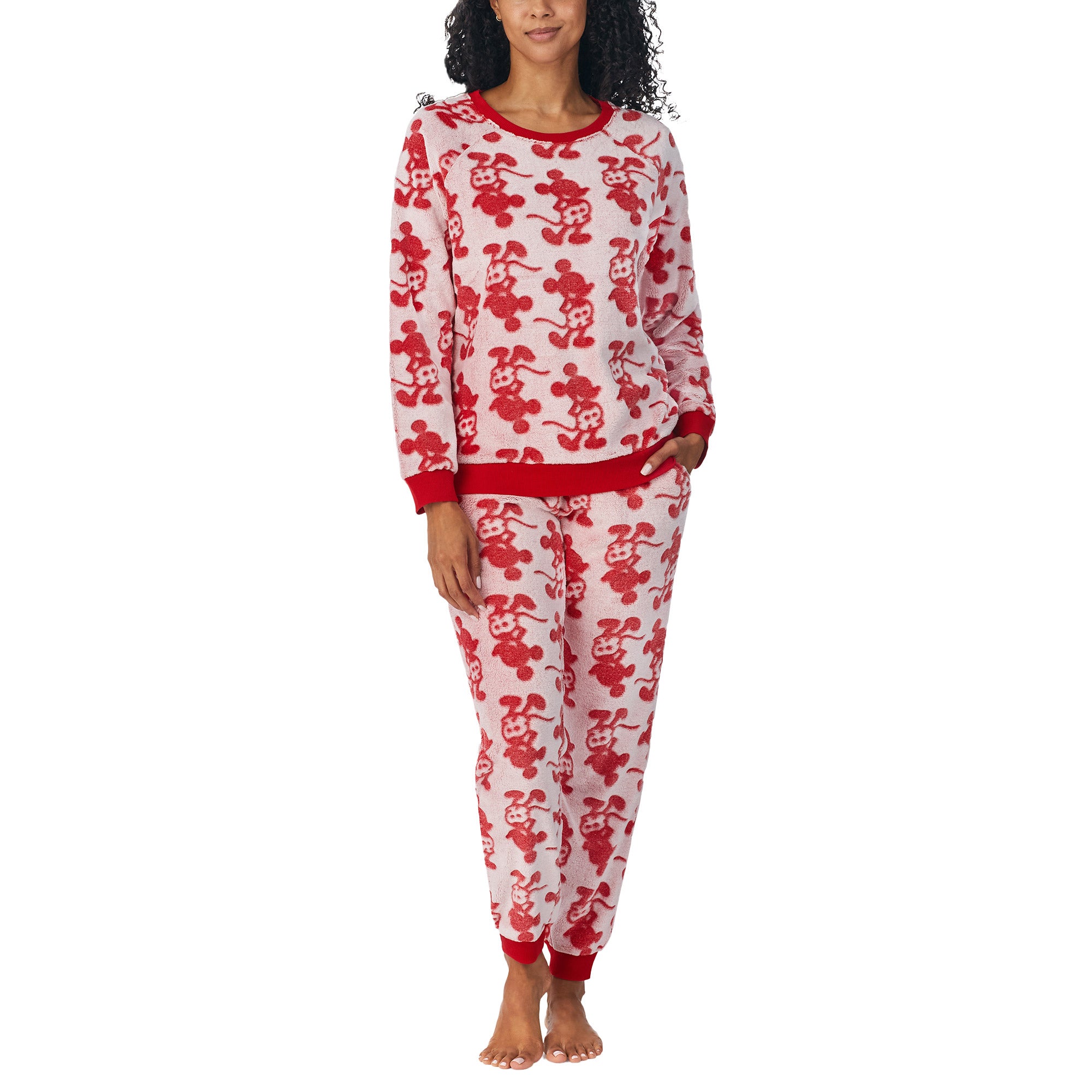 CHARACTER LADIES FLEECE 2PC JOGGER SET - Image 1