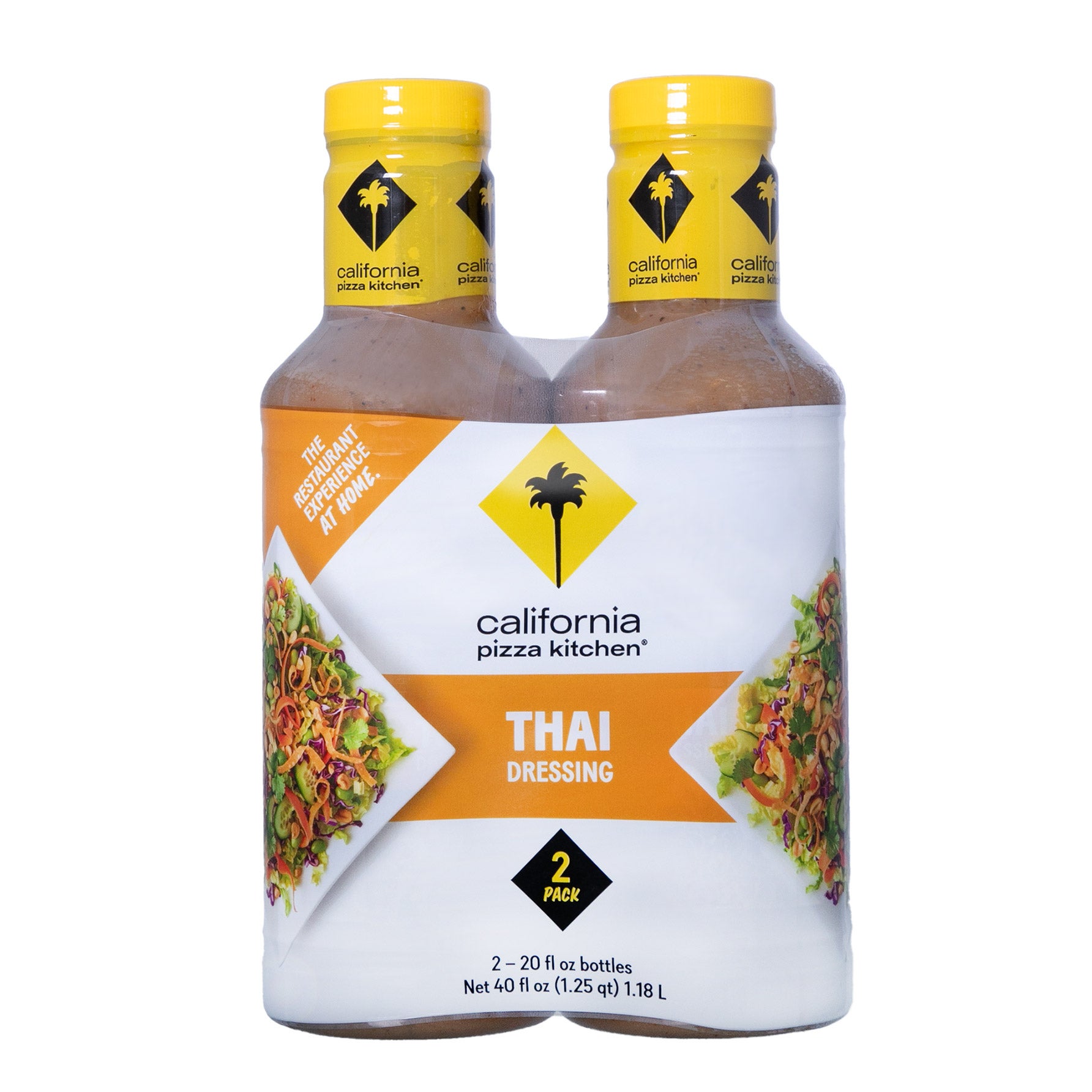 CALIFORNIA PIZZA KITCHEN THAI DRESSING 2 PACK 20 OUNCES EACH