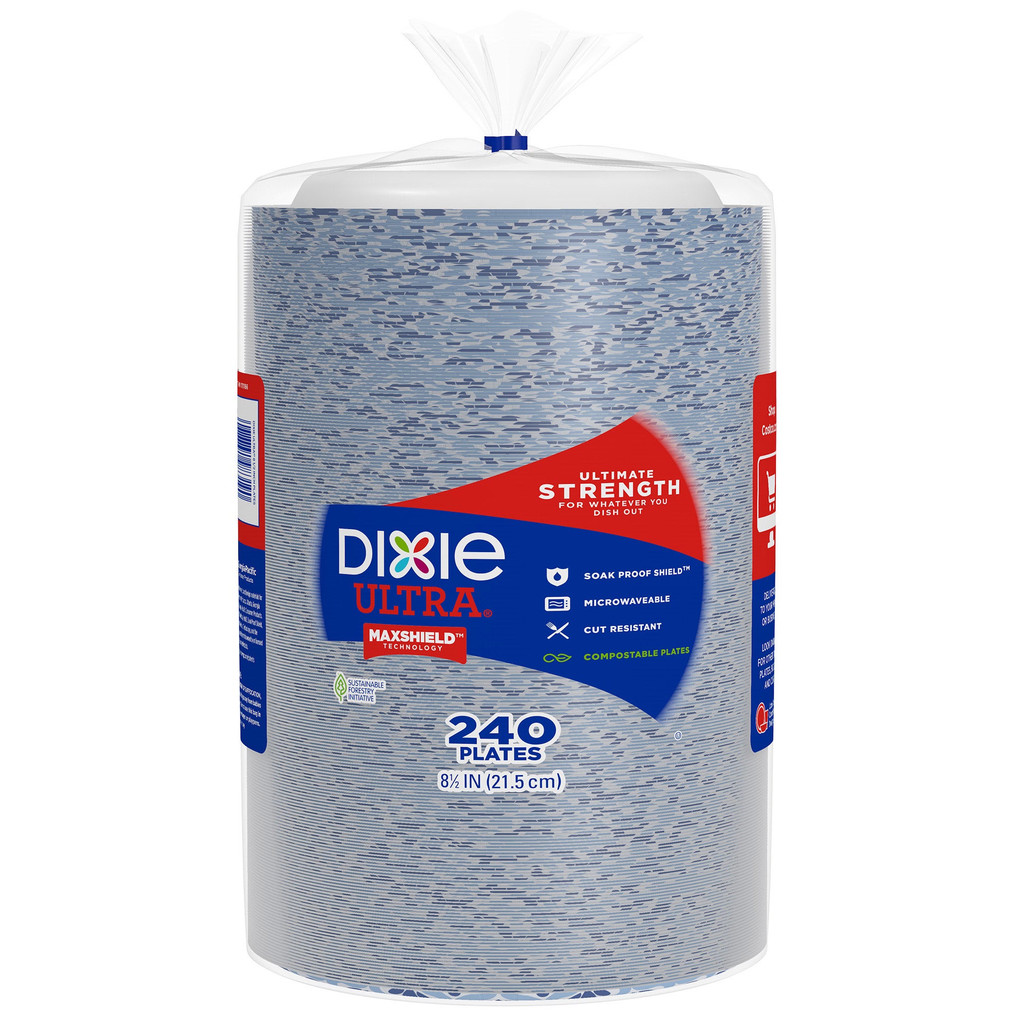 DIXIE ULTRA 8 1/2¨ PAPER PLATE 240 COUNT - Image 1