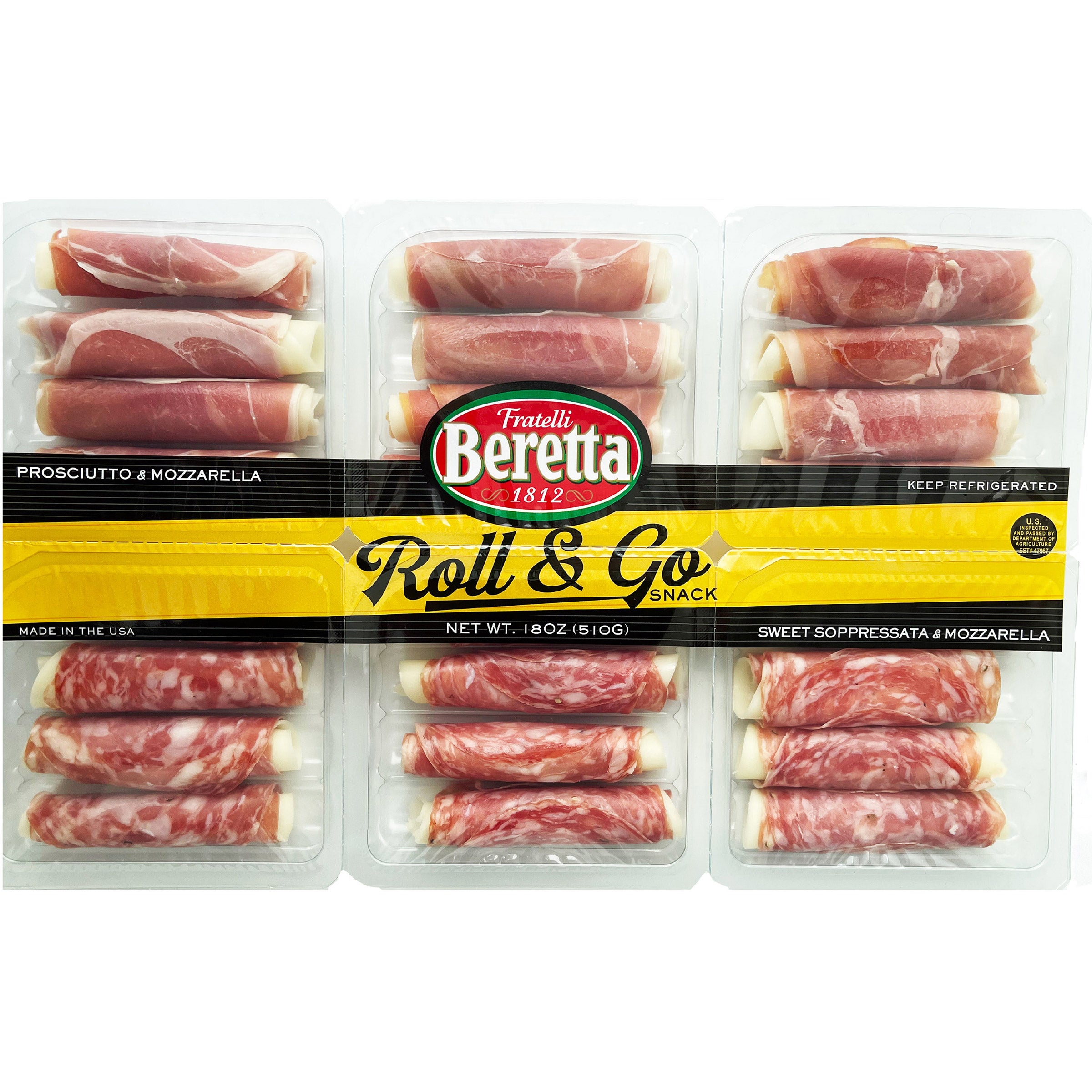 FRATELLI BERETTA ROLL N' GO SNACK 18 OZ (1.125 LB)
