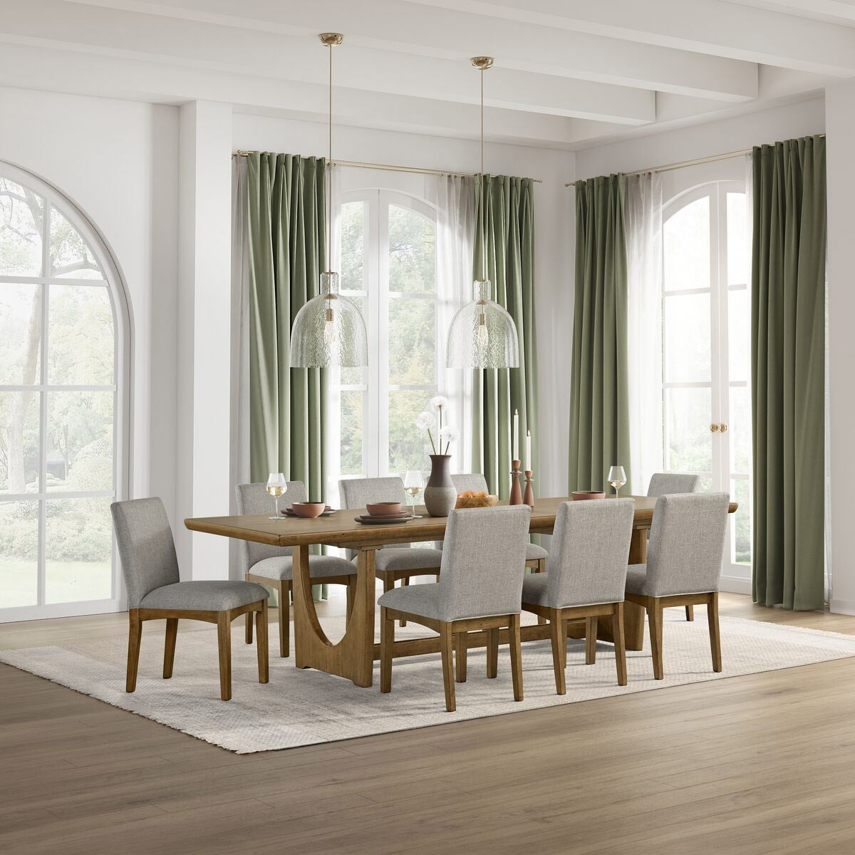 THOMASVILLE CARMEL VALLEY 9-PIECE DINING SET