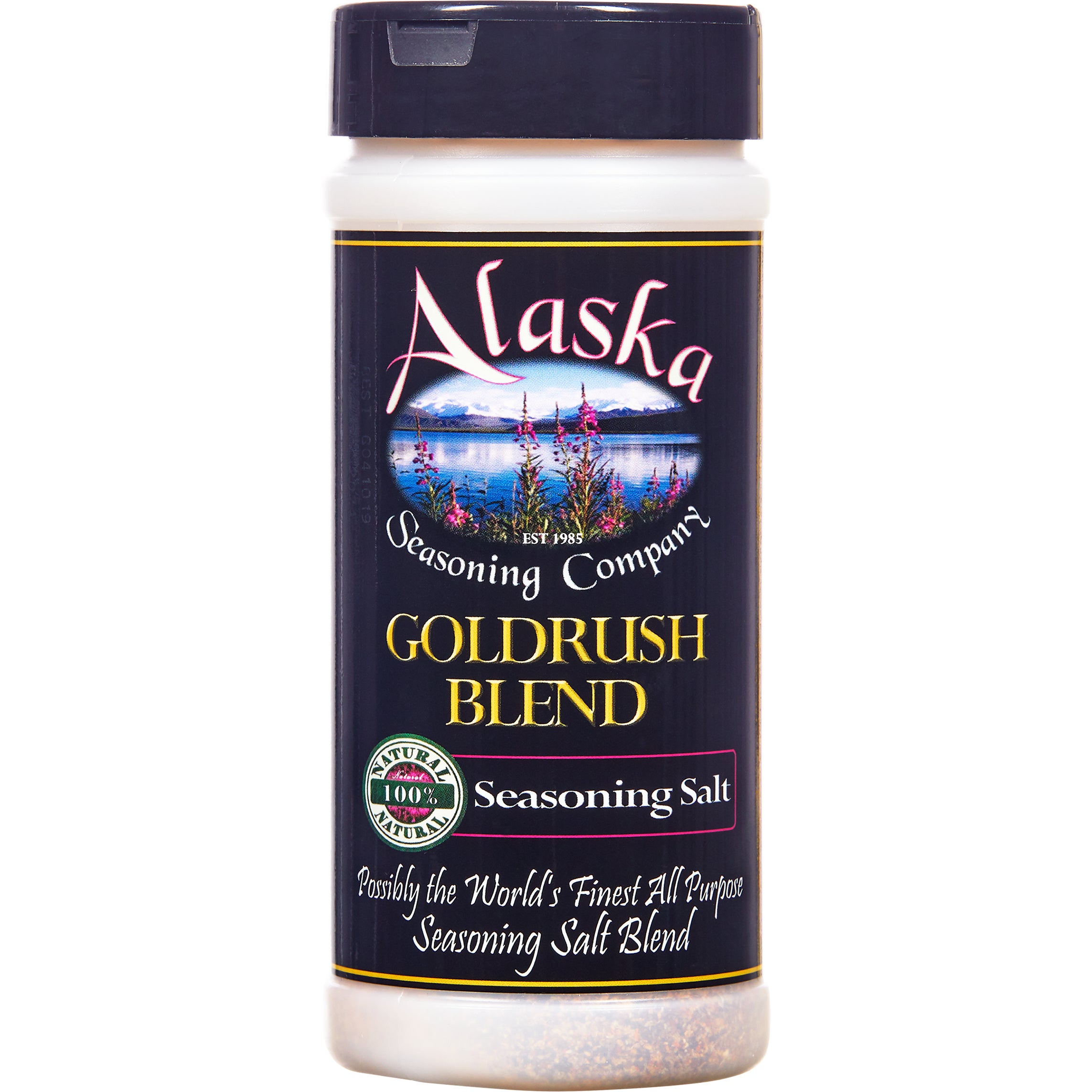 ALASKA SEASONING GOLD RUSH SEASONING SALT 13.5 OZ - Image 1