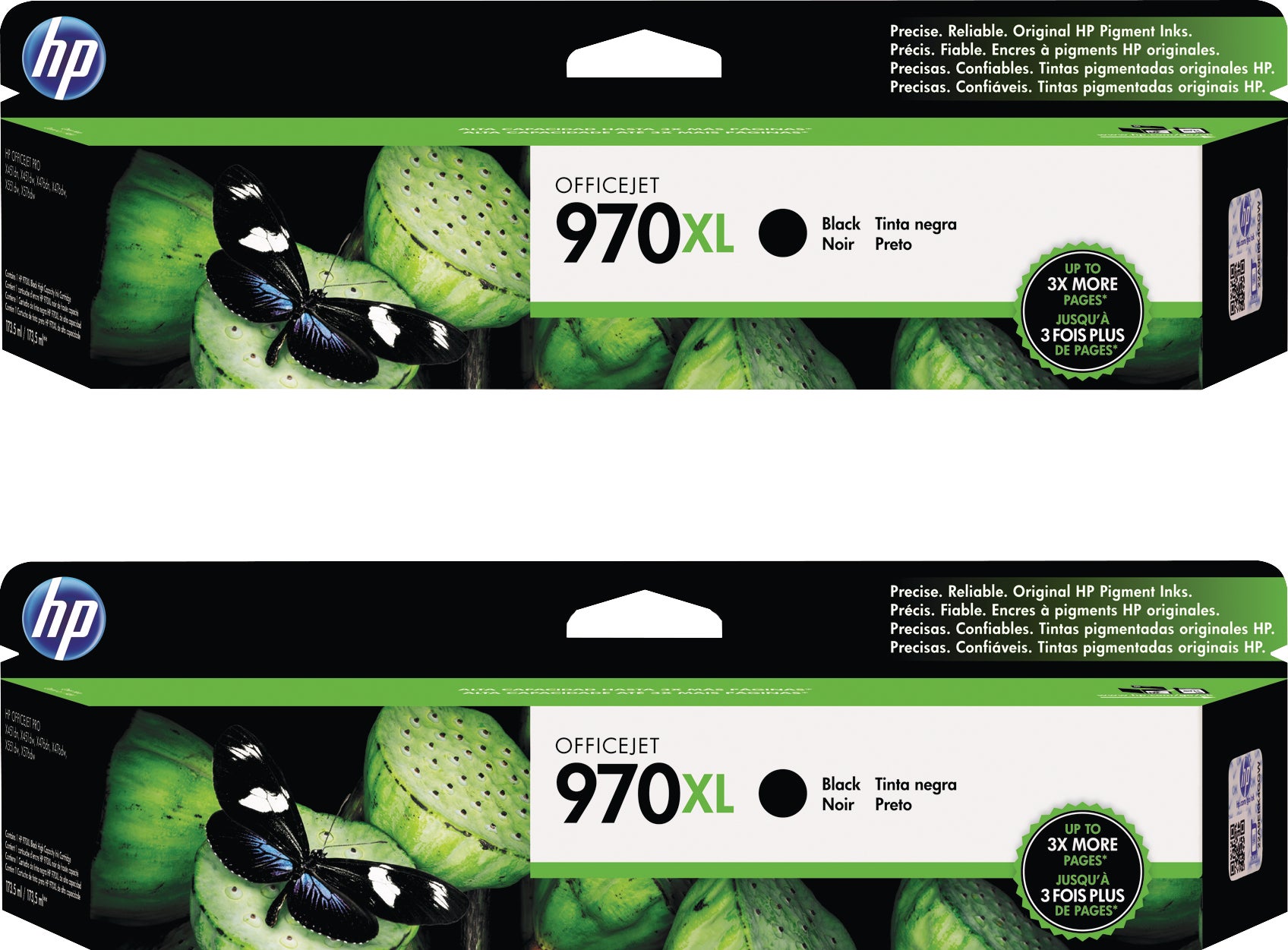HP BLACK INK CARTRIDGES HEWCN625AMKT