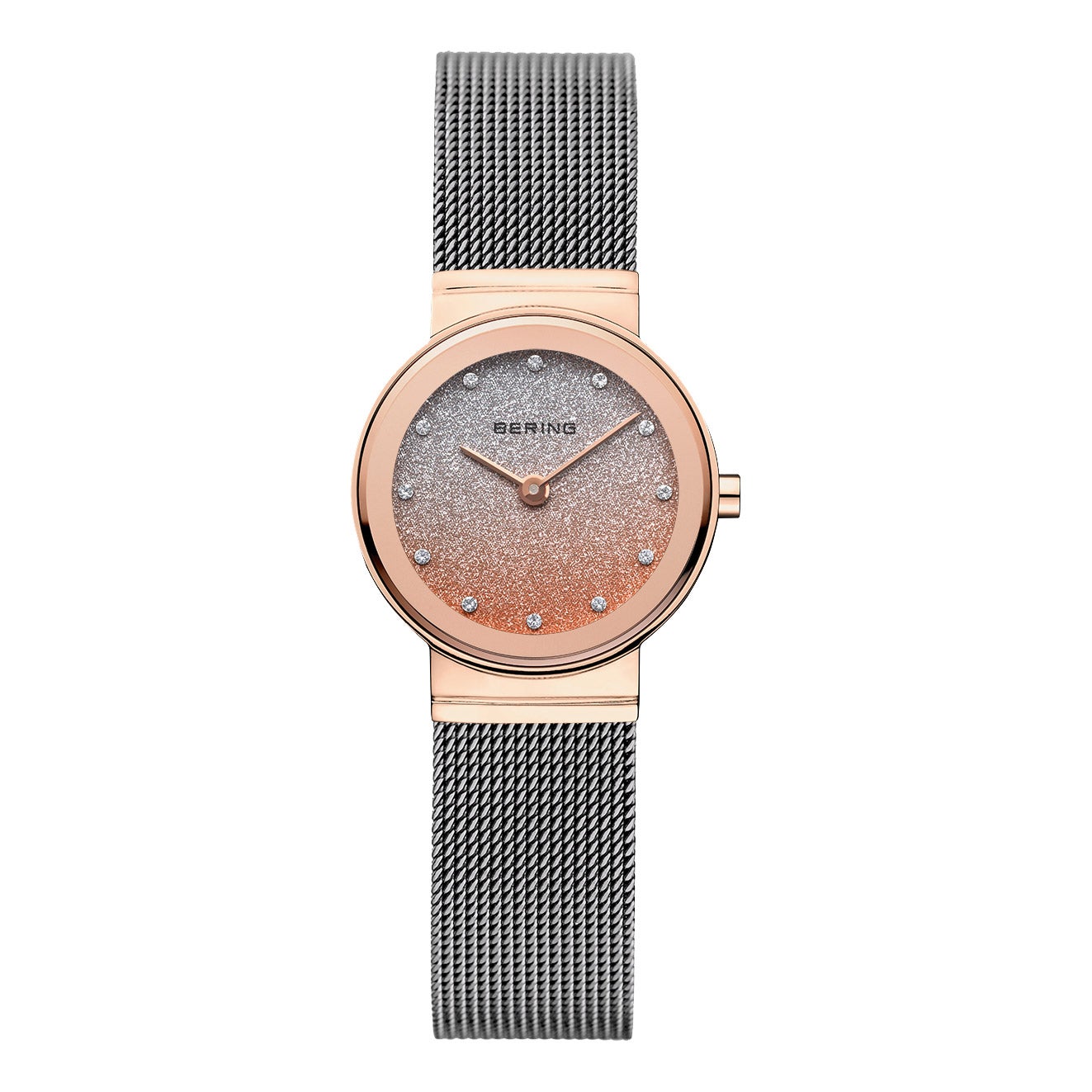 BERING CLASSIC SILVER STARDUST DIAL LADIES QUARTZ WATCH